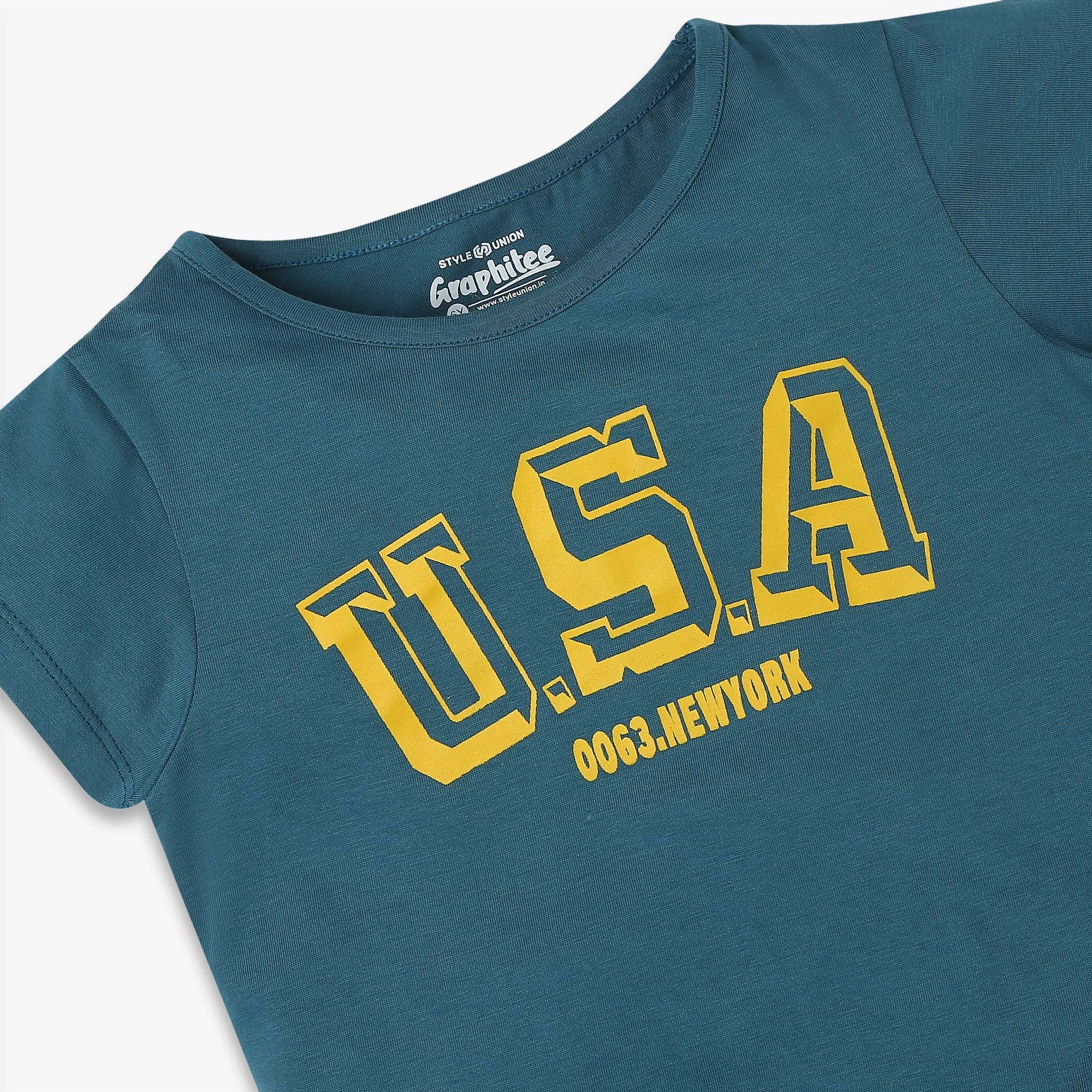 Girls Regular Fit Graphic T-Shirt - Image 3