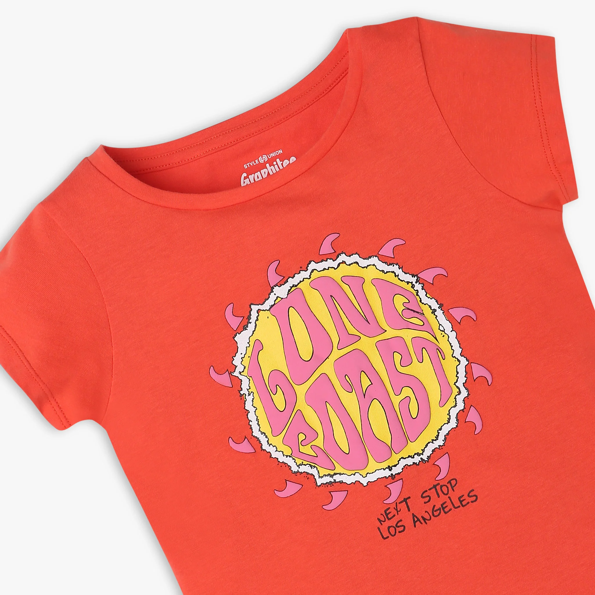 Girls Regular Fit Graphic T-Shirt - Image 3
