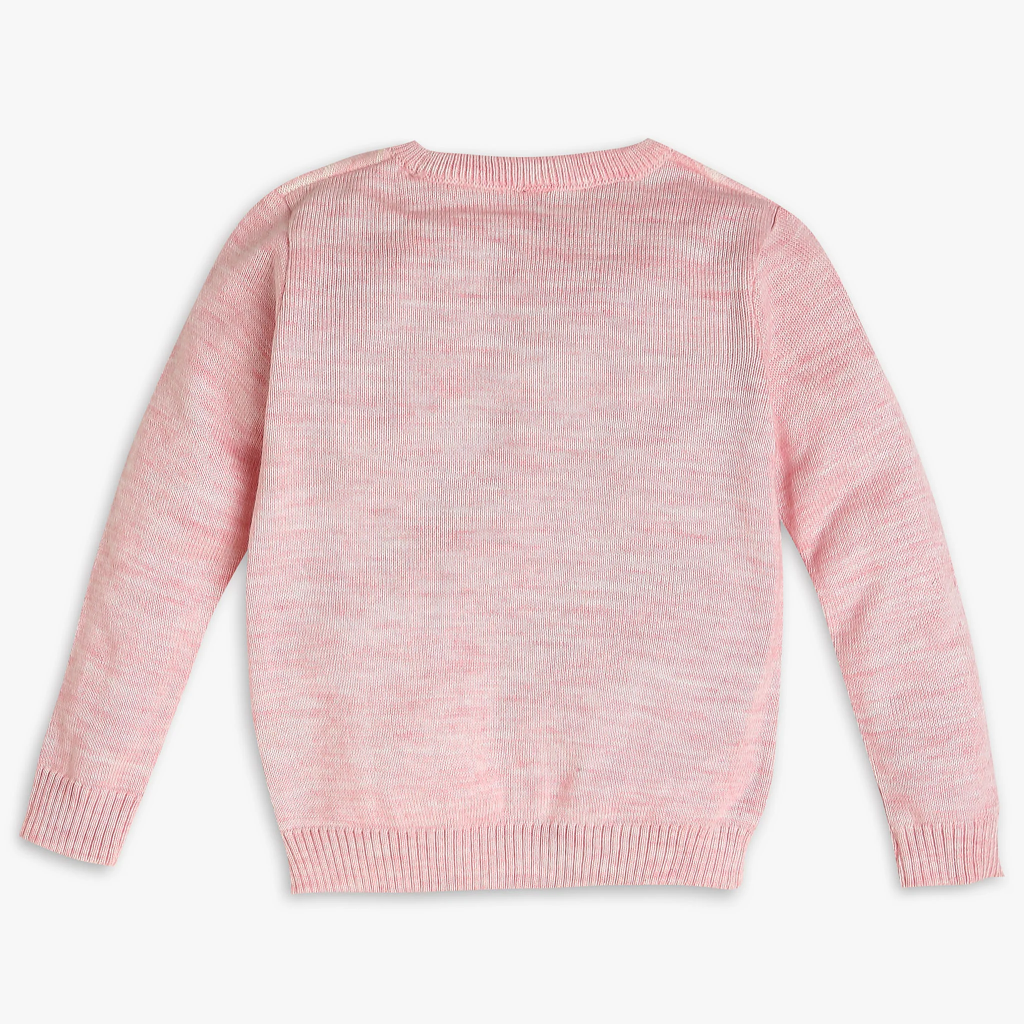 Girls Regular Fit Jacquard Sweater - Image 2