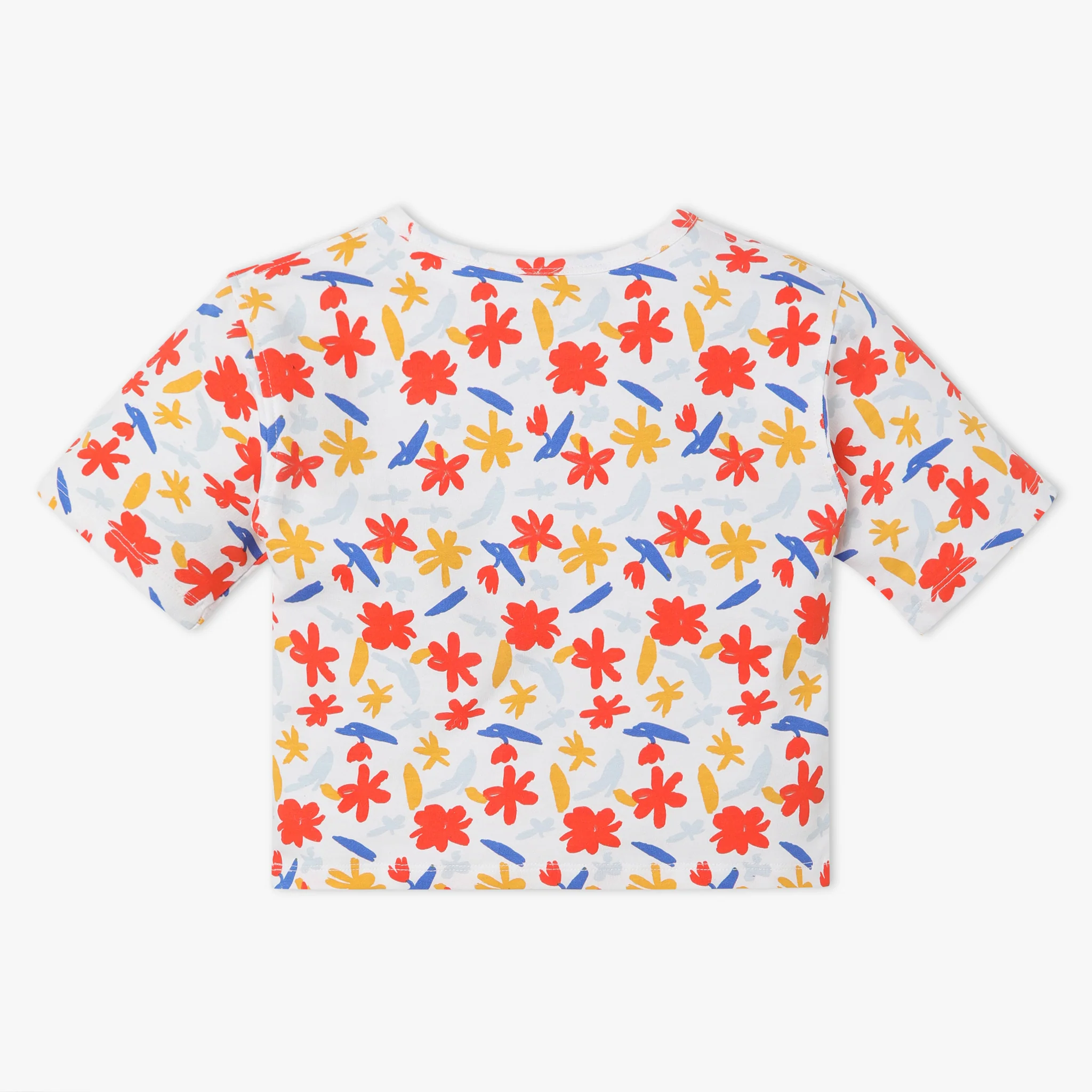 Girls Printed Crew Neck Short Sleeve T-Shirt - Image 2