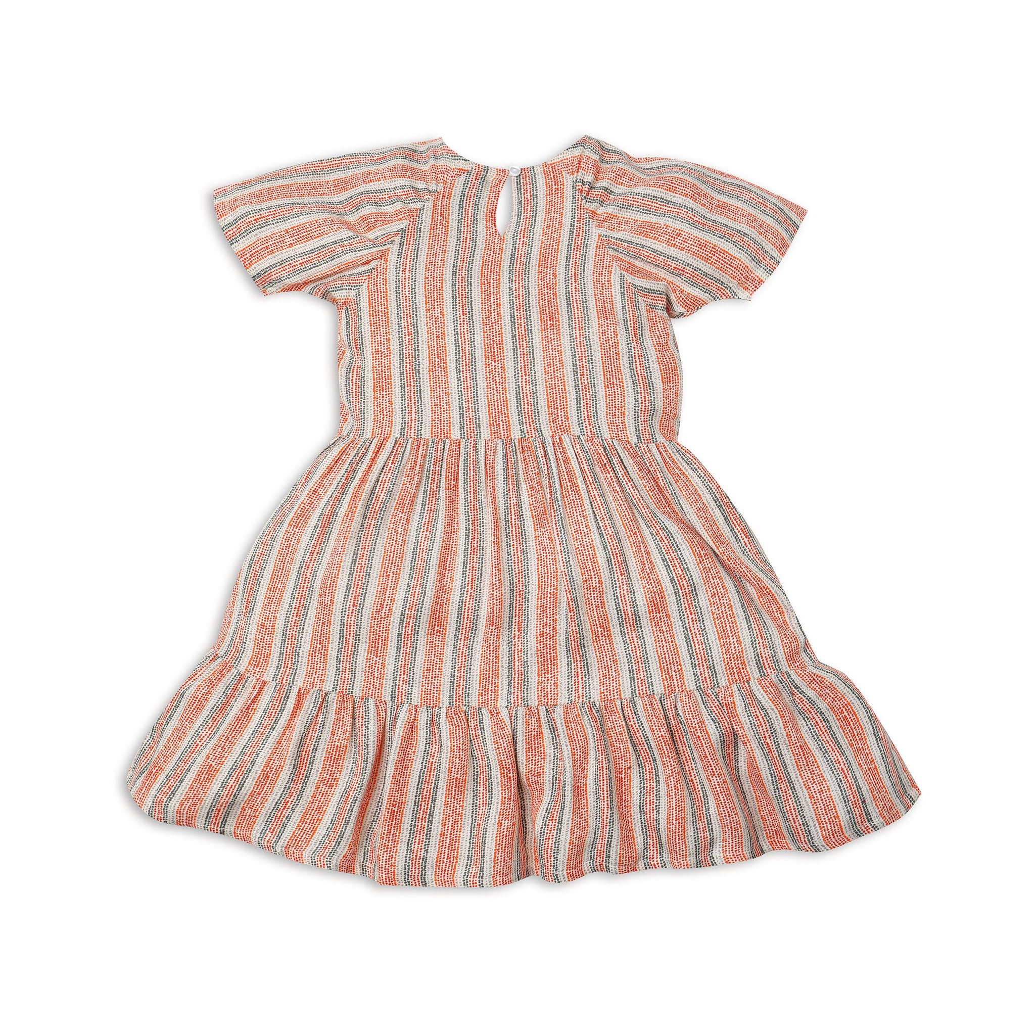 Girl's Regular Fit Printed Frock - Image 2