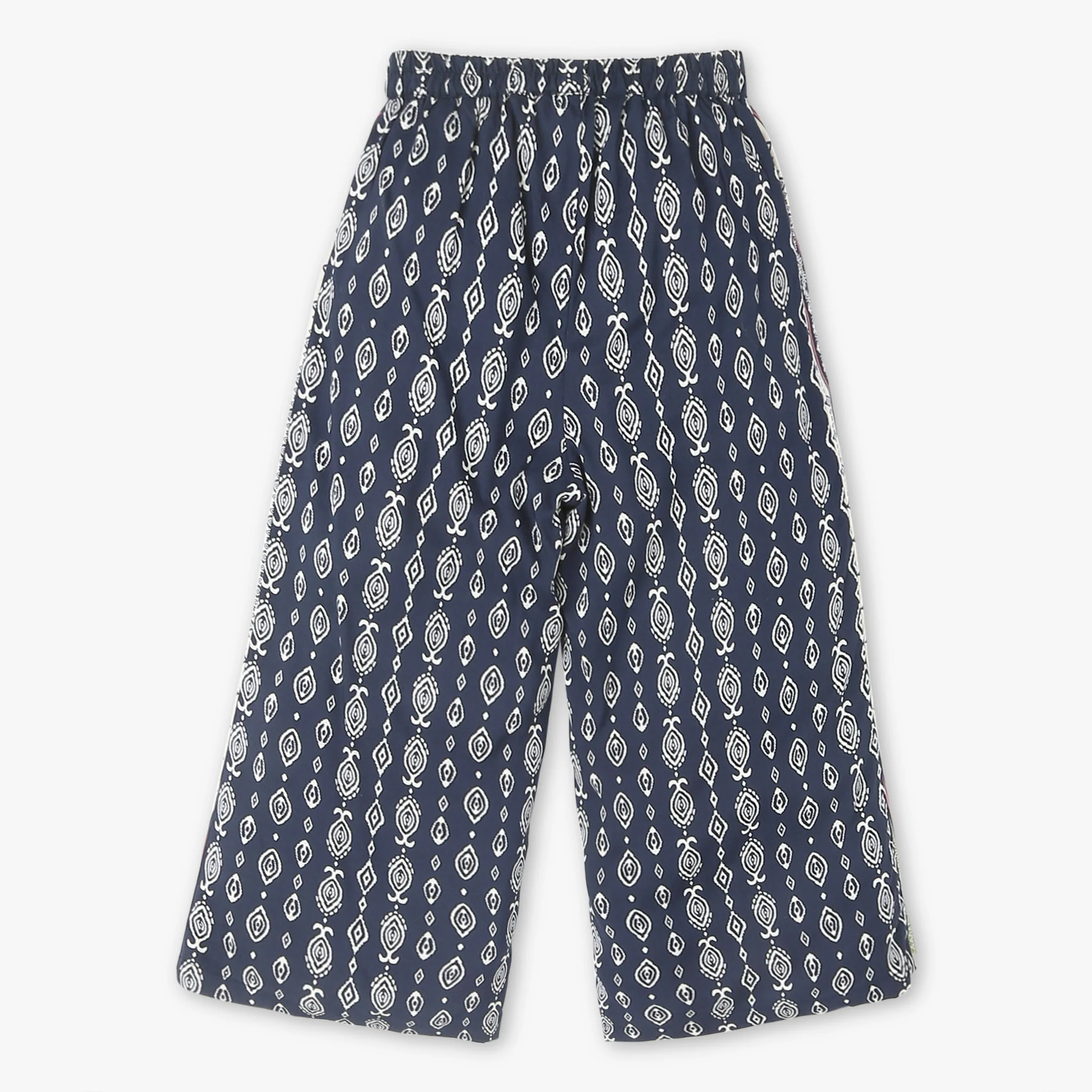 Girls Full Length Comfort Fit All Over Print Palazzos - Image 2