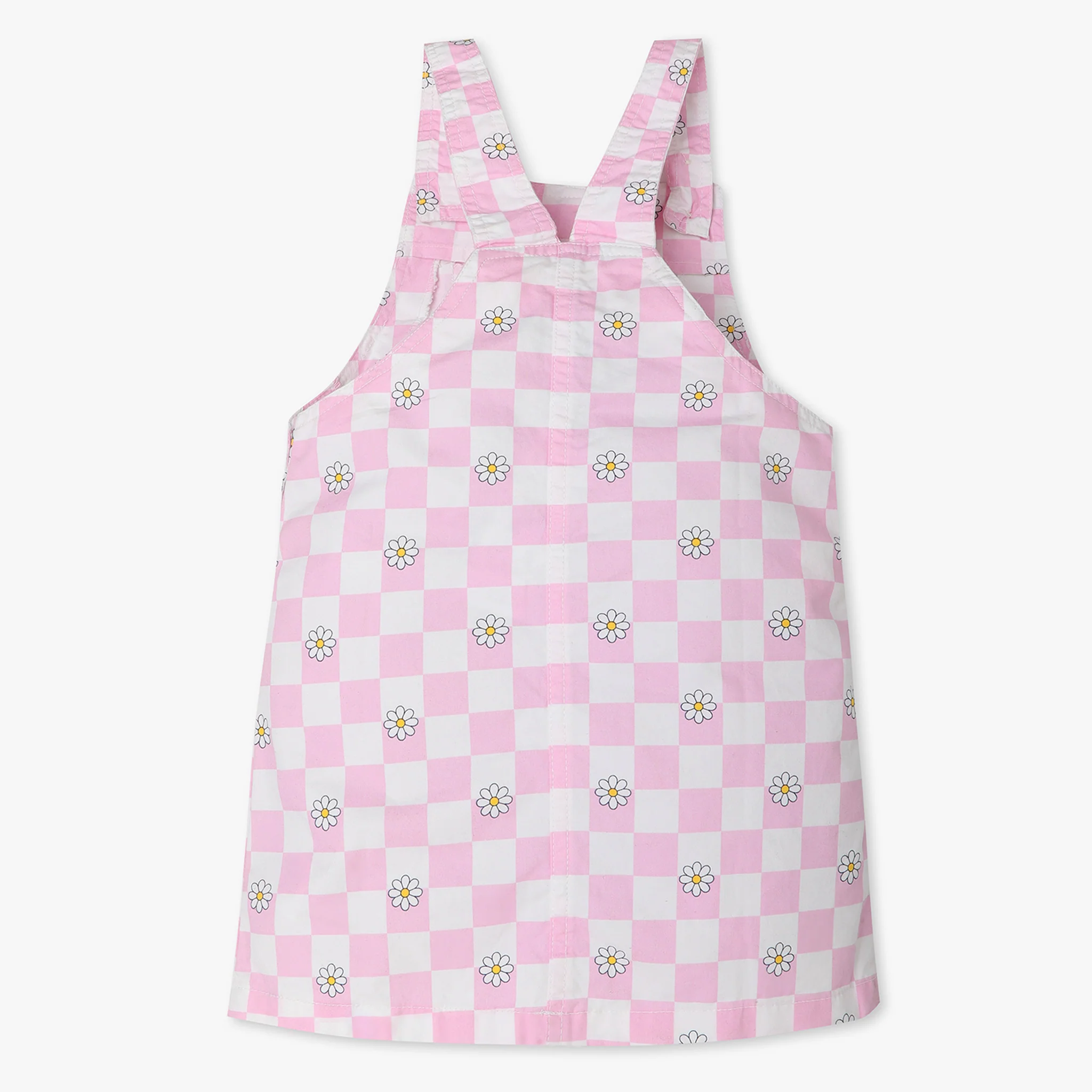 Girls Printed Above Knee Dress - Image 2