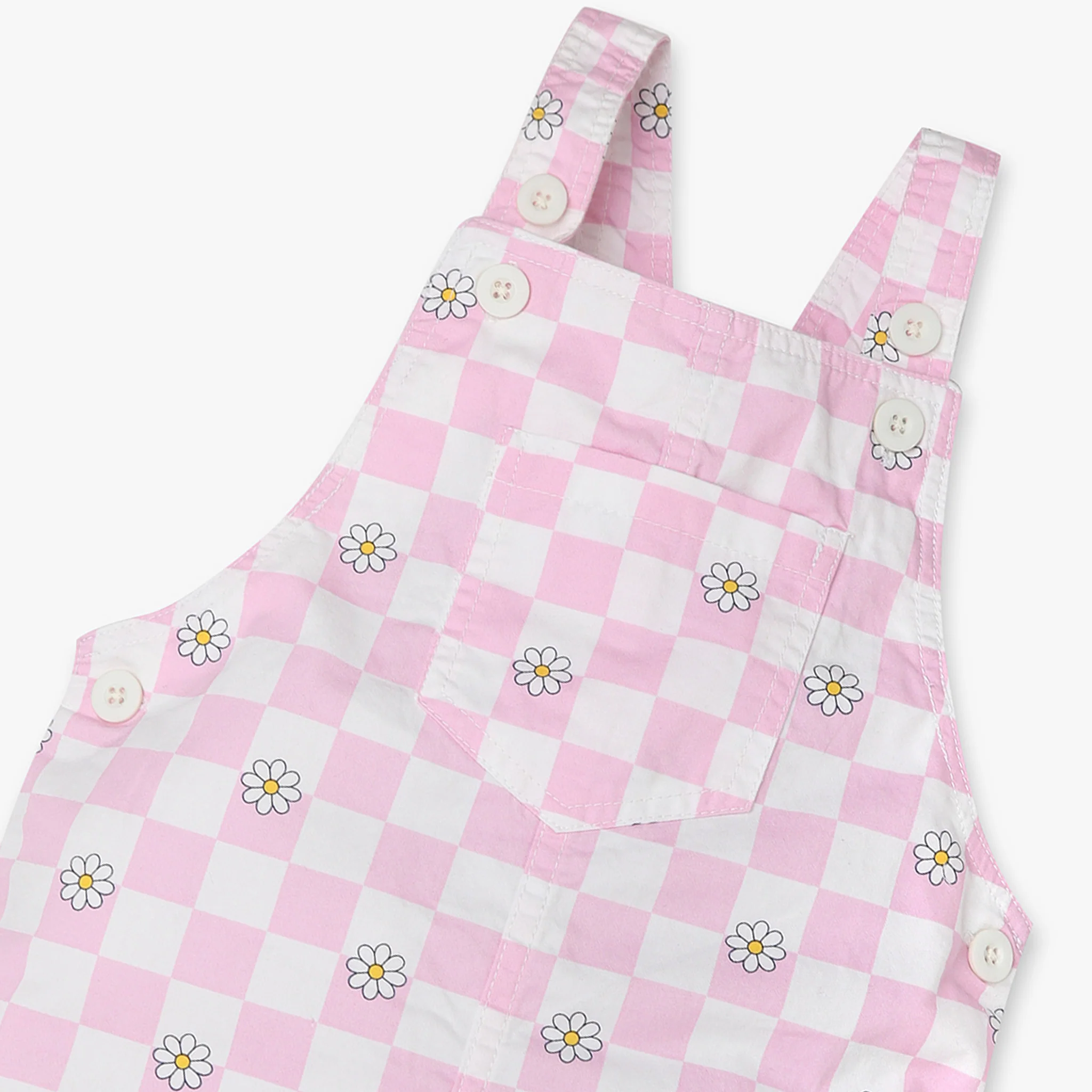 Girls Printed Above Knee Dress - Image 3