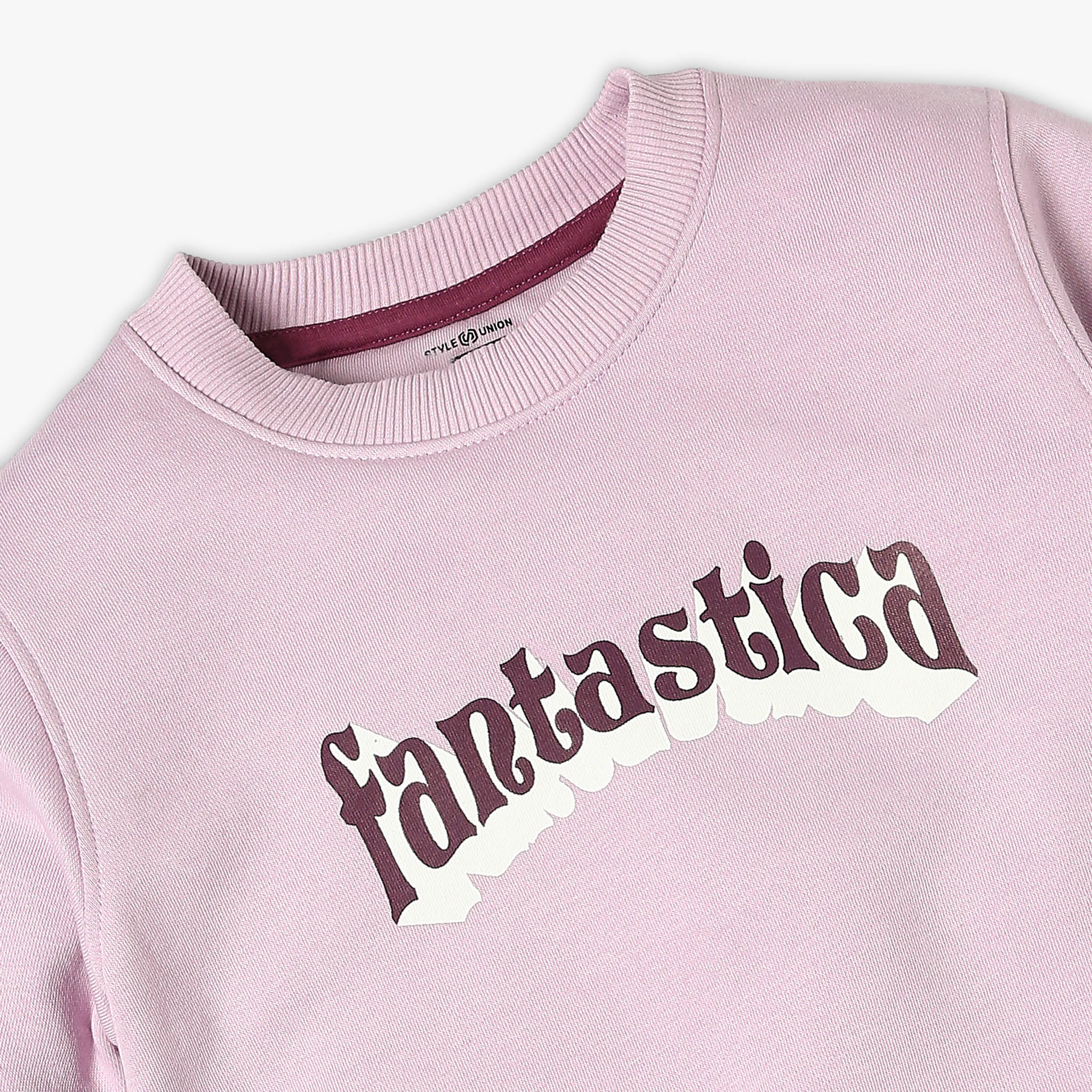 Girl's Regular Fit Printed Sweat Tee - Image 3