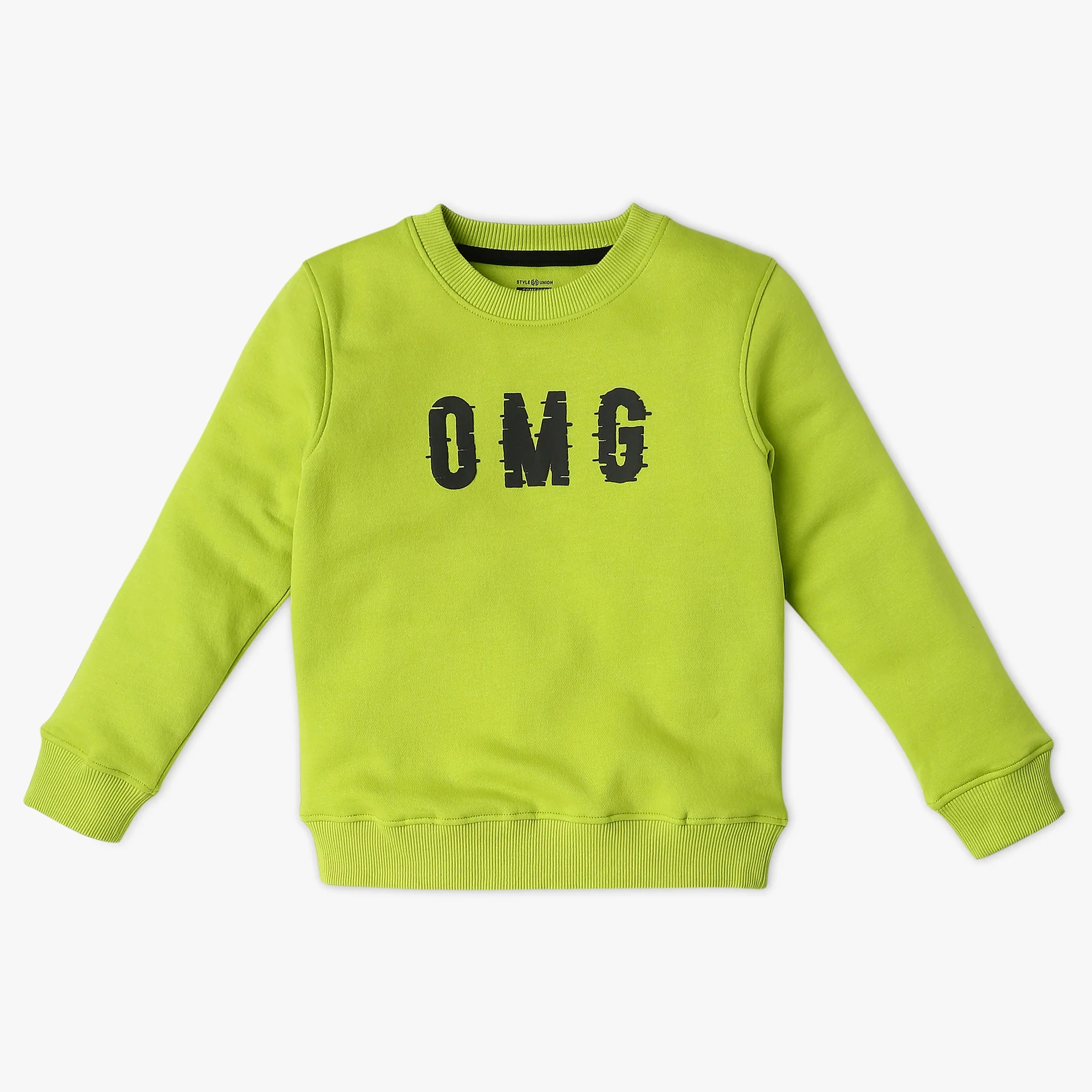 Girl's Regular Fit Printed Sweat Tee