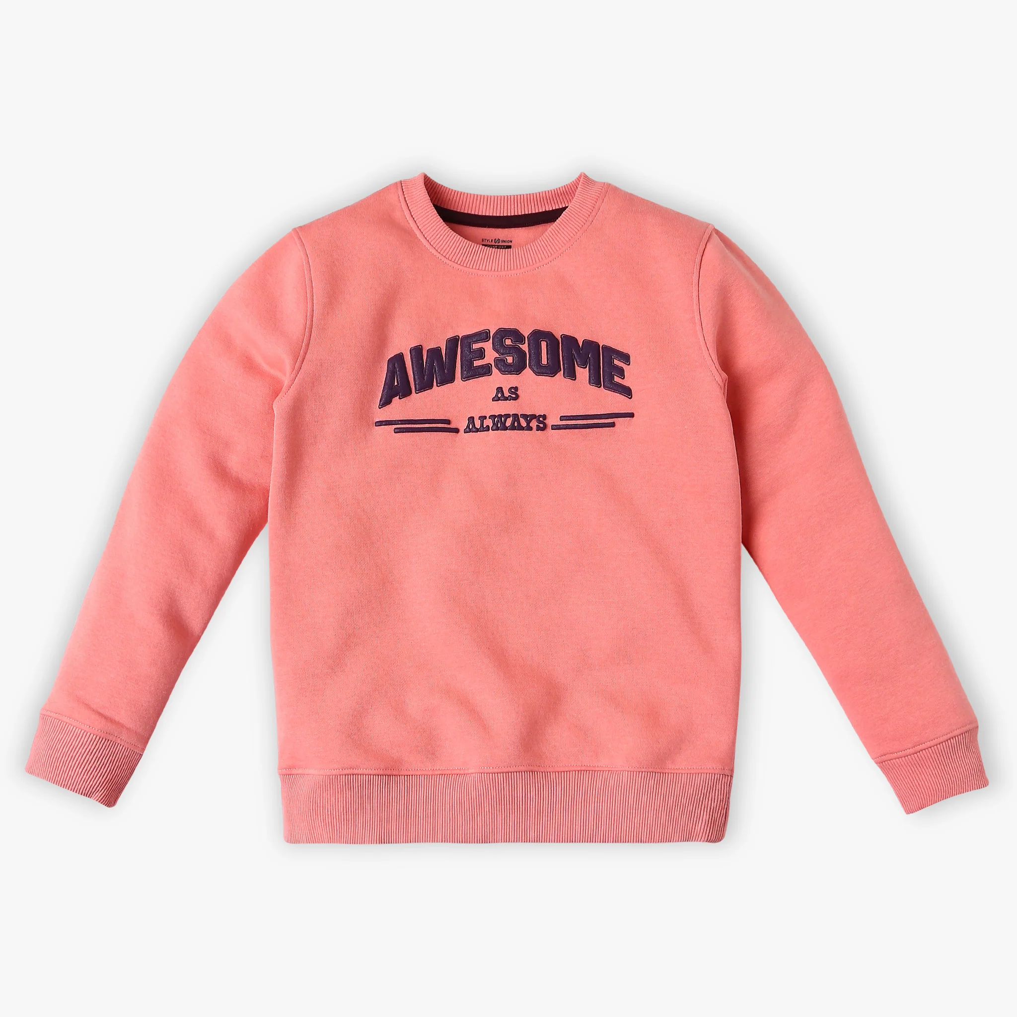 Girl's Regular Fit Printed Sweat Tee