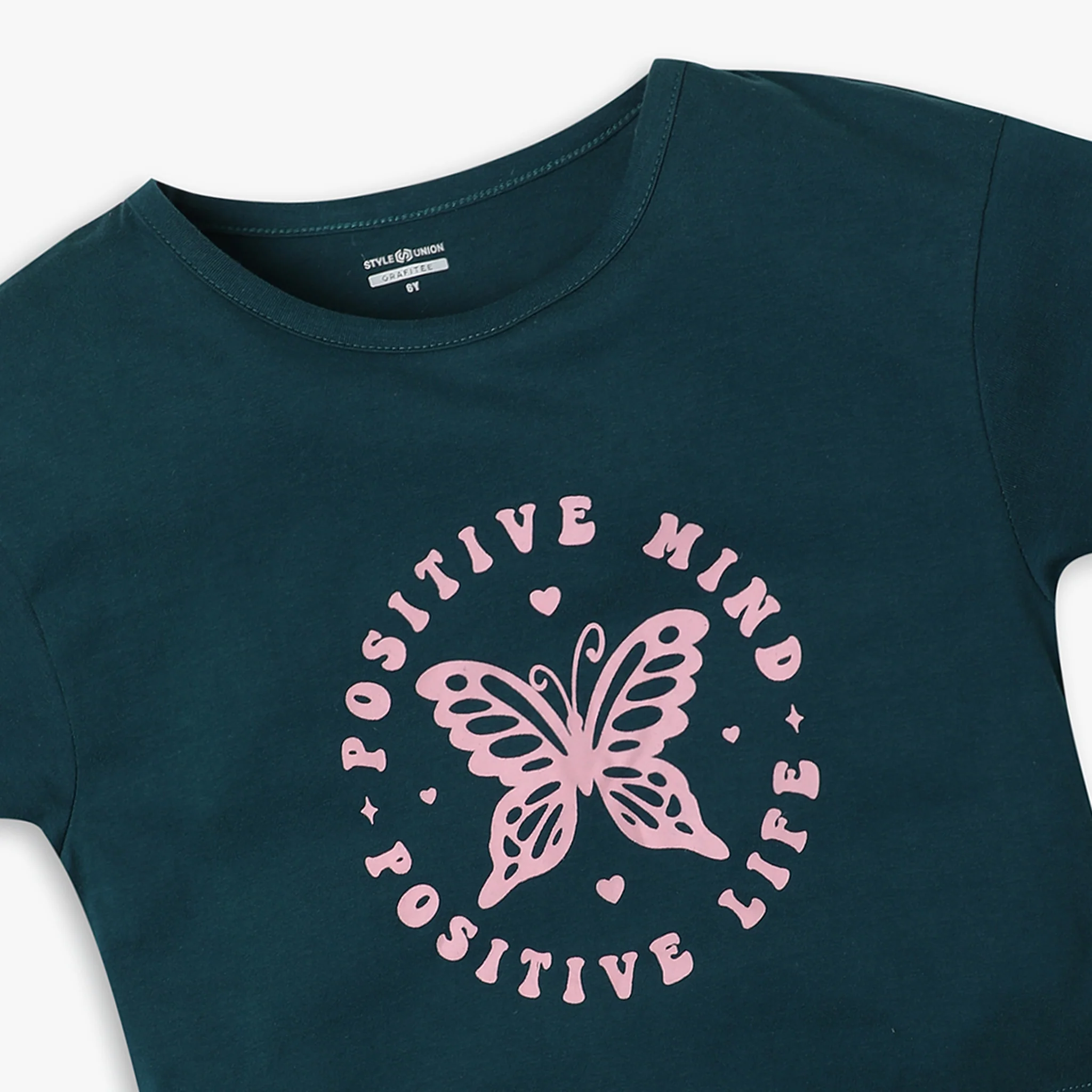 Girl's Regular Fit Printed T-Shirt - Image 3