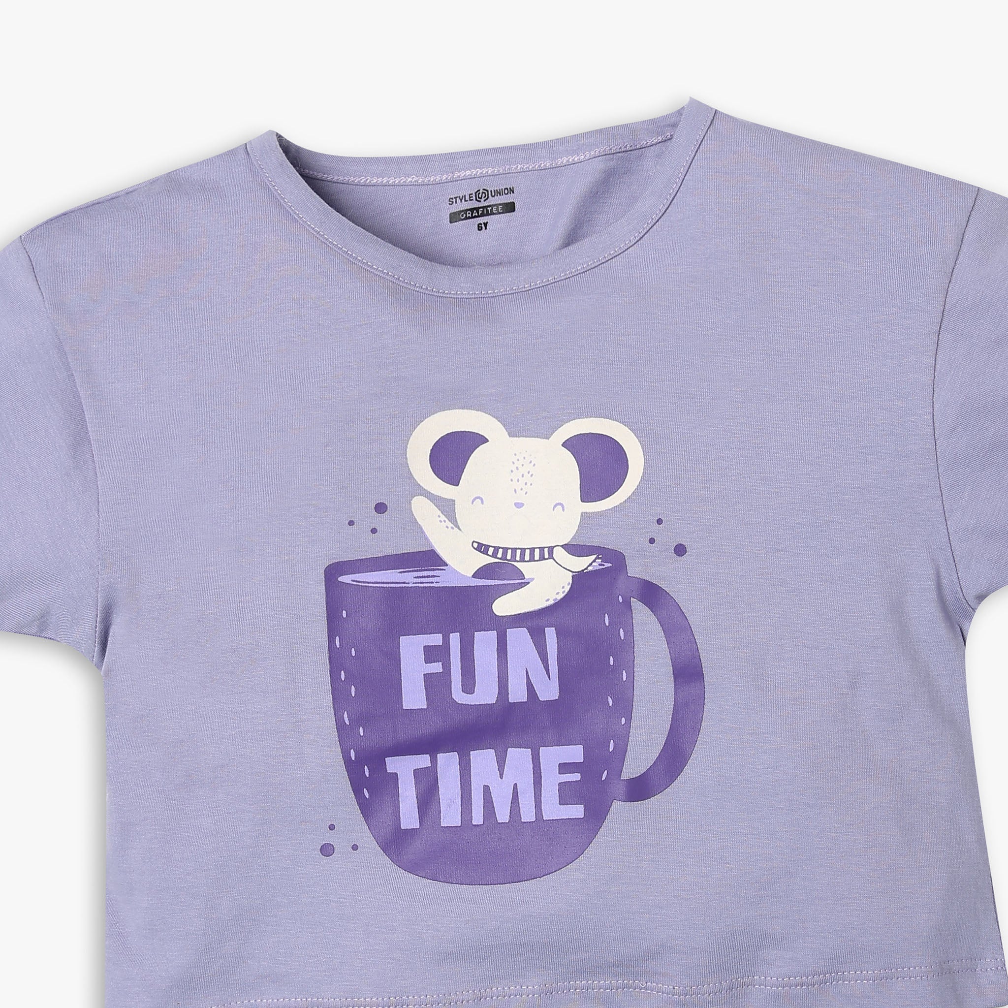 Girl's Regular Fit Printed T-Shirt - Image 3