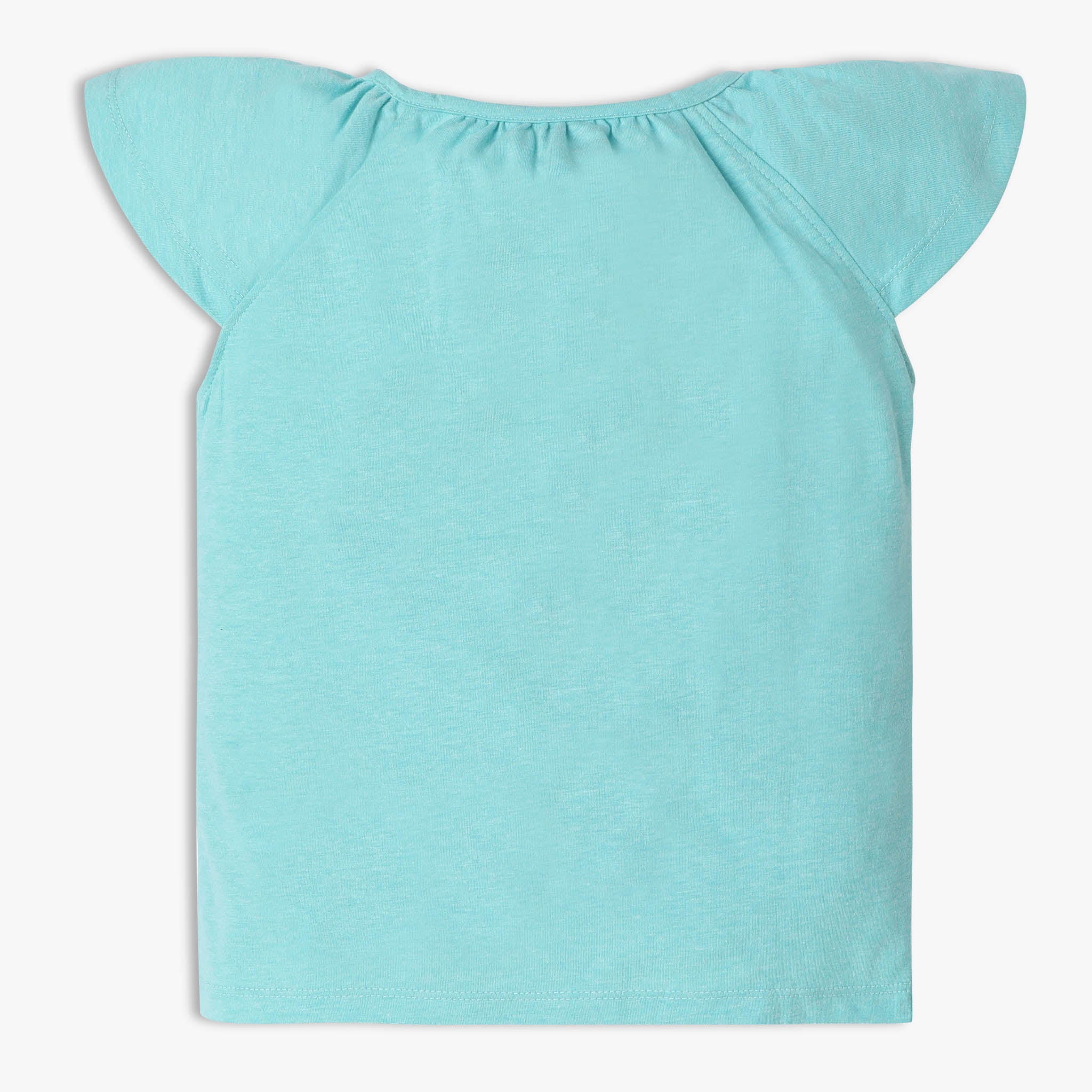 Girls Solid Crew Neck Short Sleeve T-Shirt - Image 8