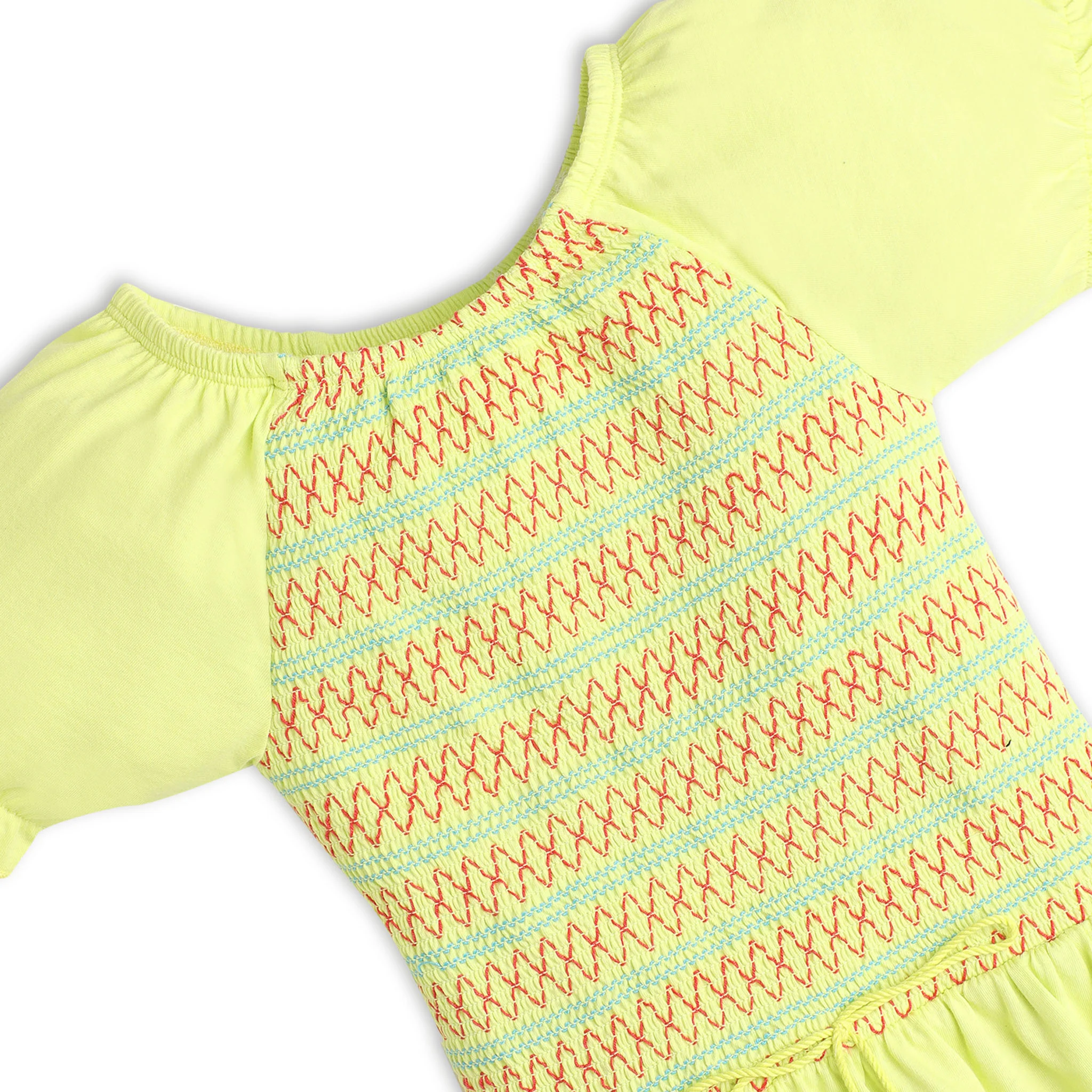 Girls Crew Neck Fashion Single Jersey Bio Wash Crop T-Shirt - Image 3