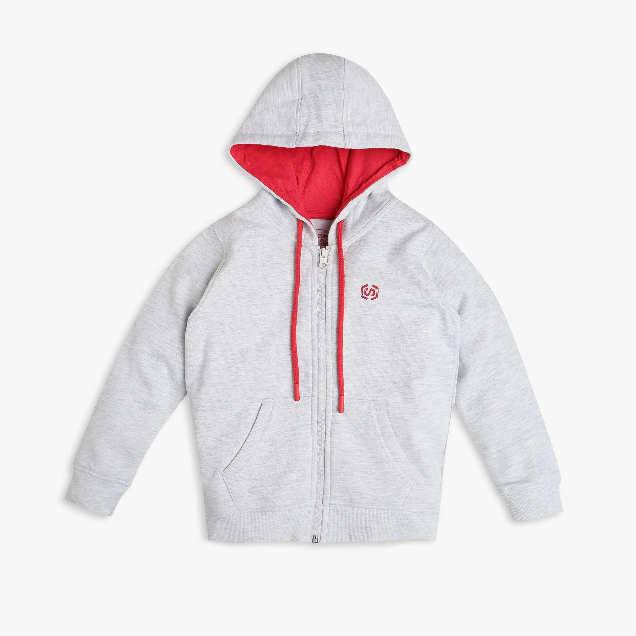 Girl's Regular Fit Solid Sweat Tee