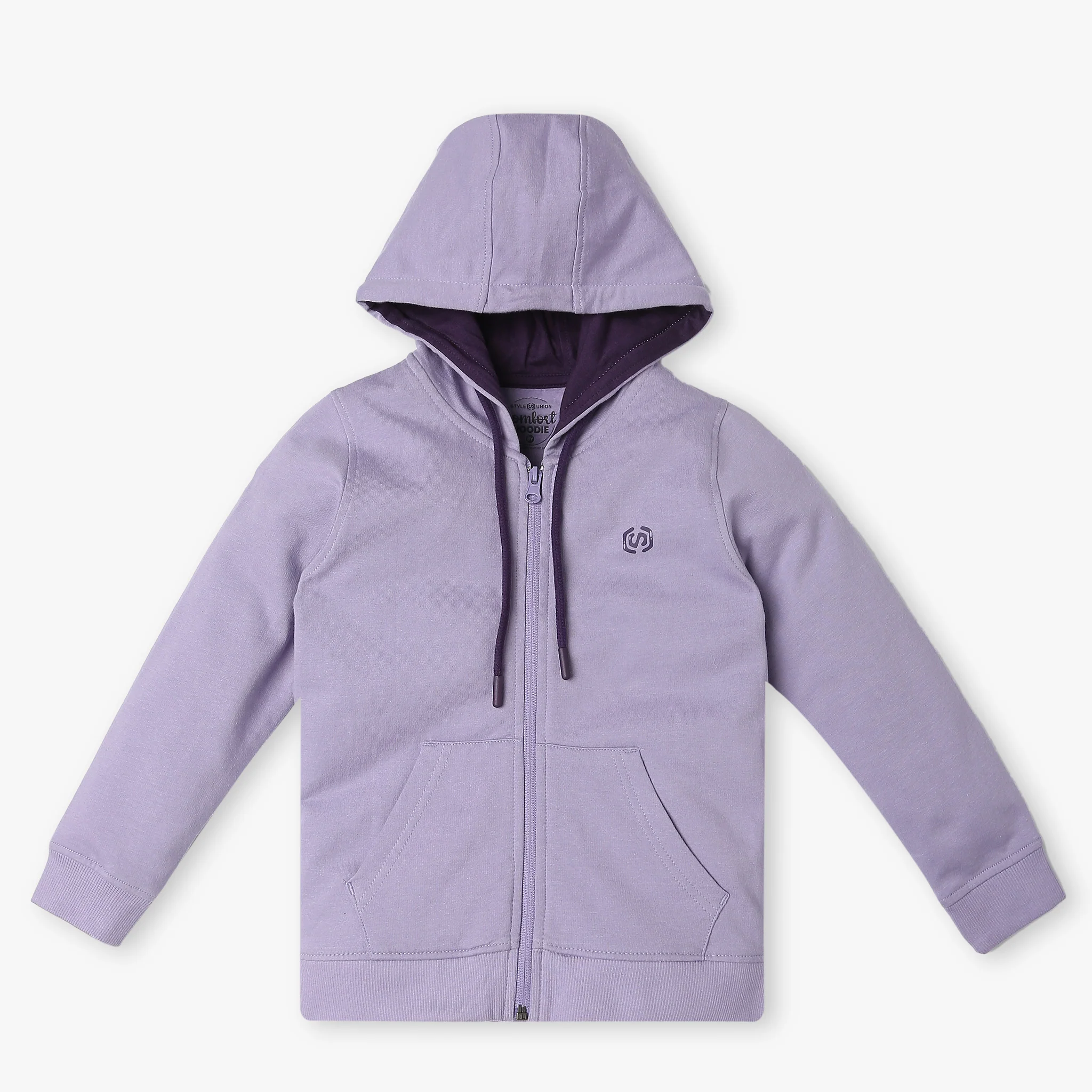 Girl's Regular Fit Solid Sweat Tee - Image 7