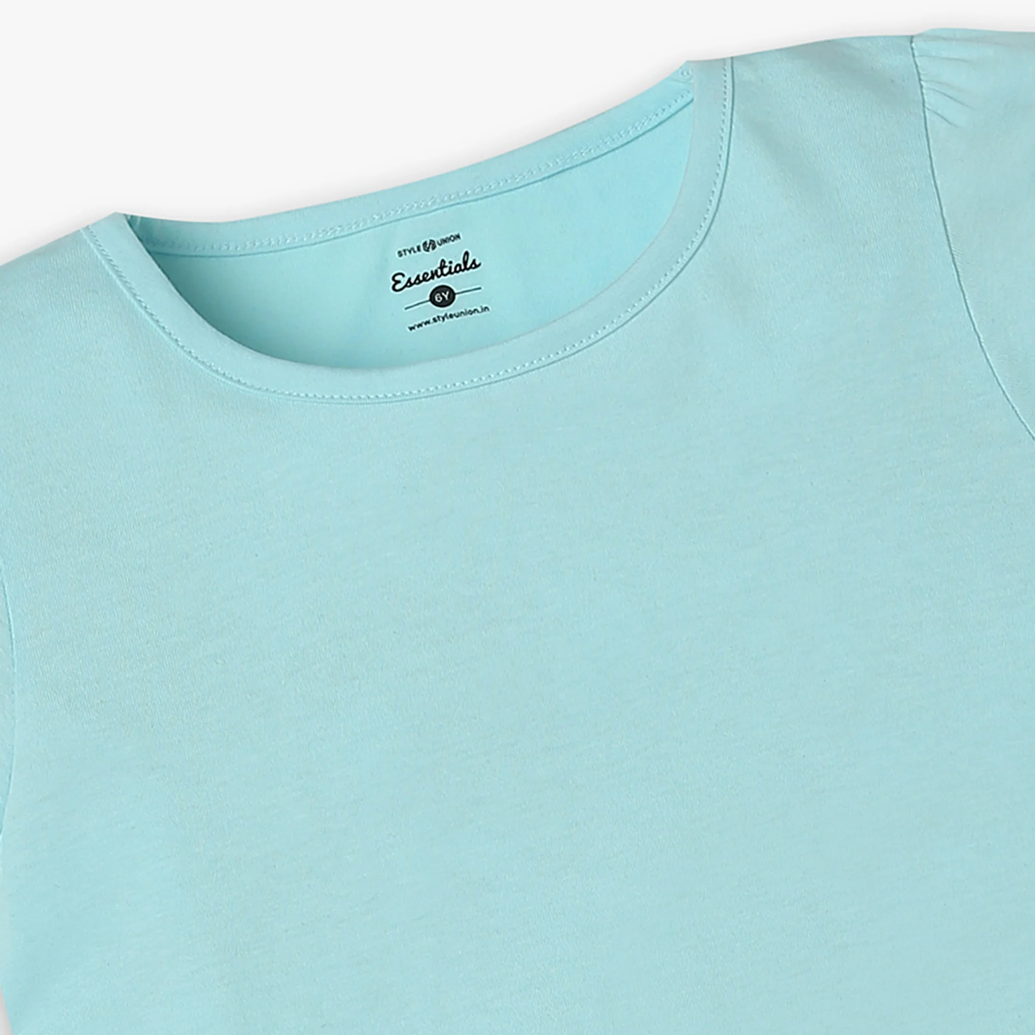 Girls Regular Fit Solid T-Shirt - Image 12
