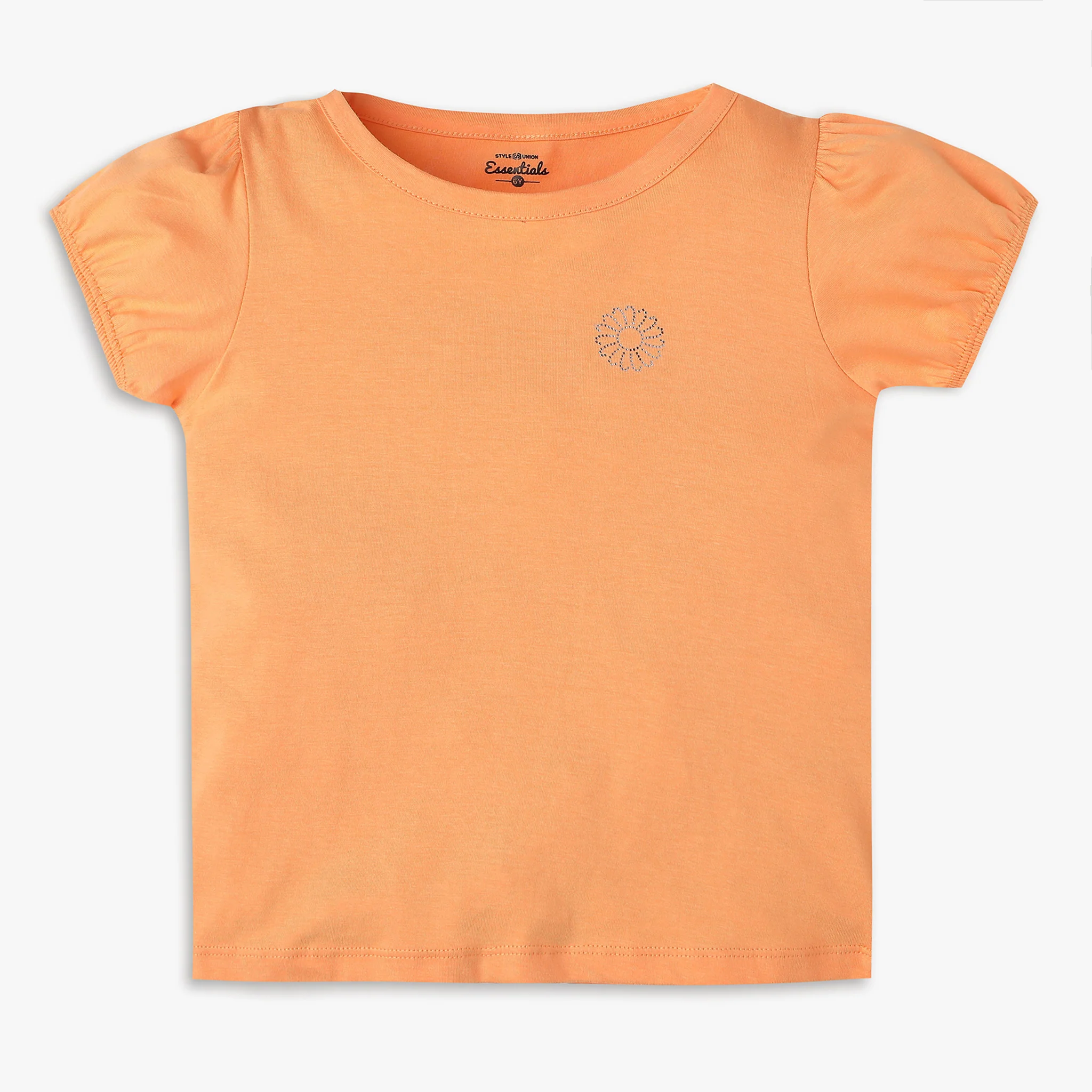 Girls Regular Fit Solid T-Shirt - Image 16