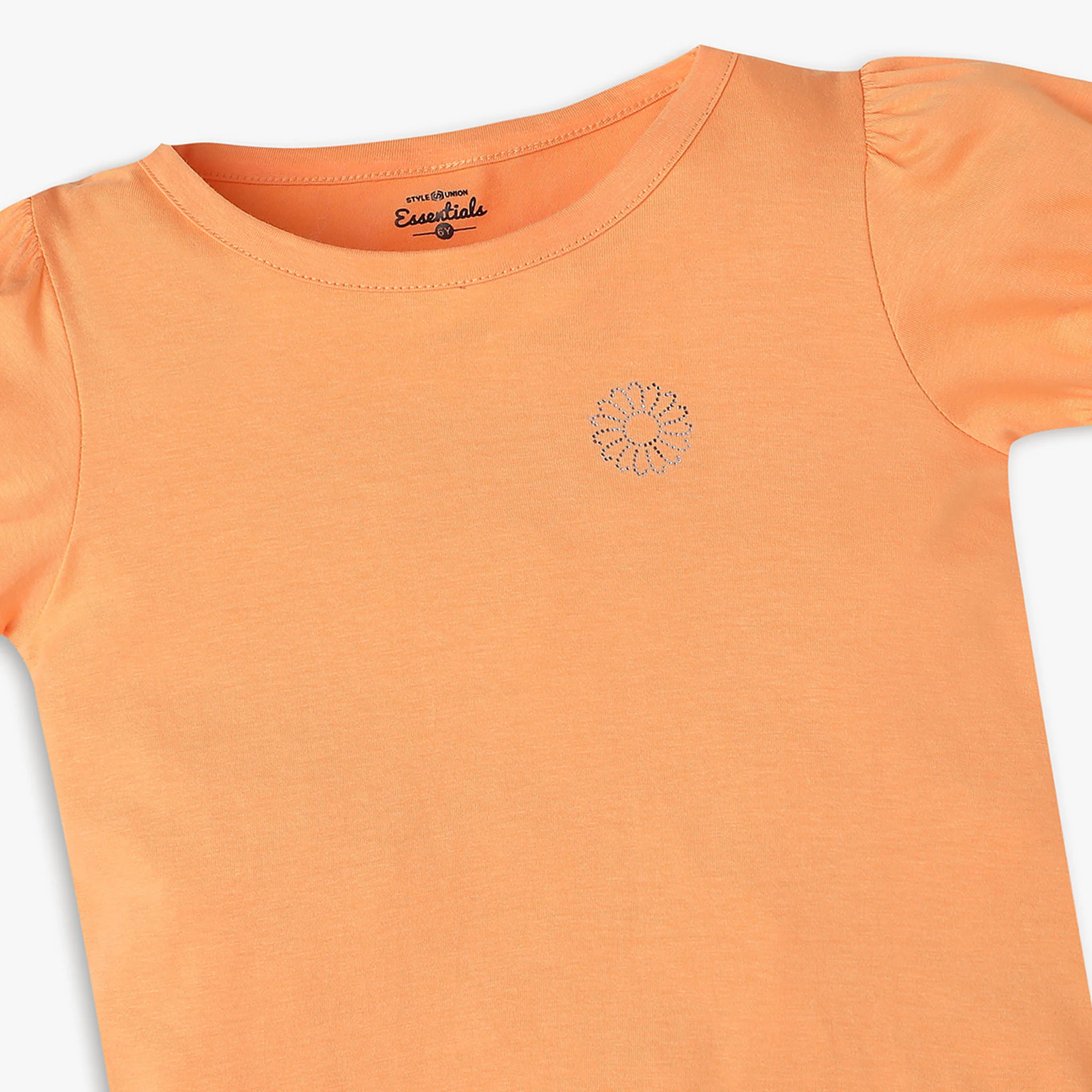 Girls Regular Fit Solid T-Shirt - Image 18
