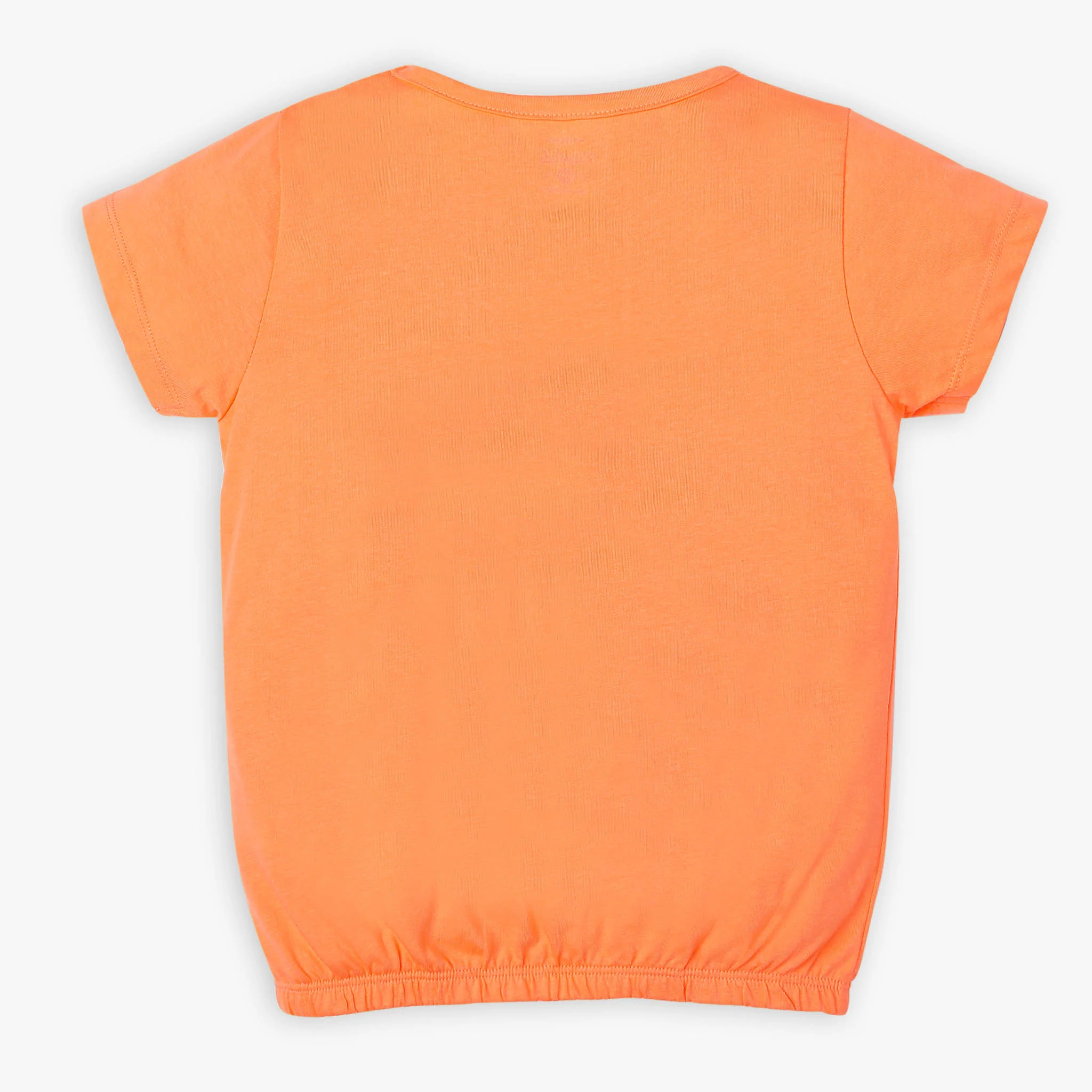 Girls Regular Fit Solid T-Shirt - Image 5