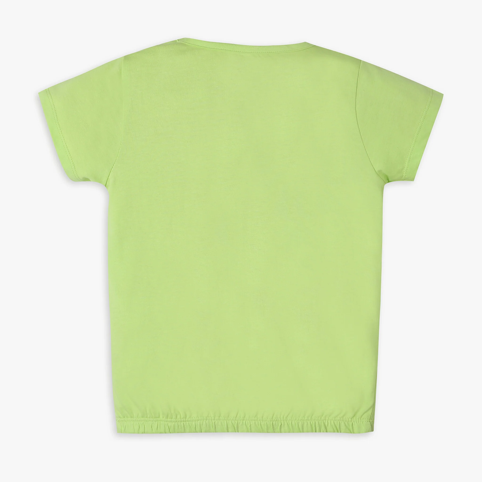 Girls Regular Fit Solid T-Shirt - Image 8