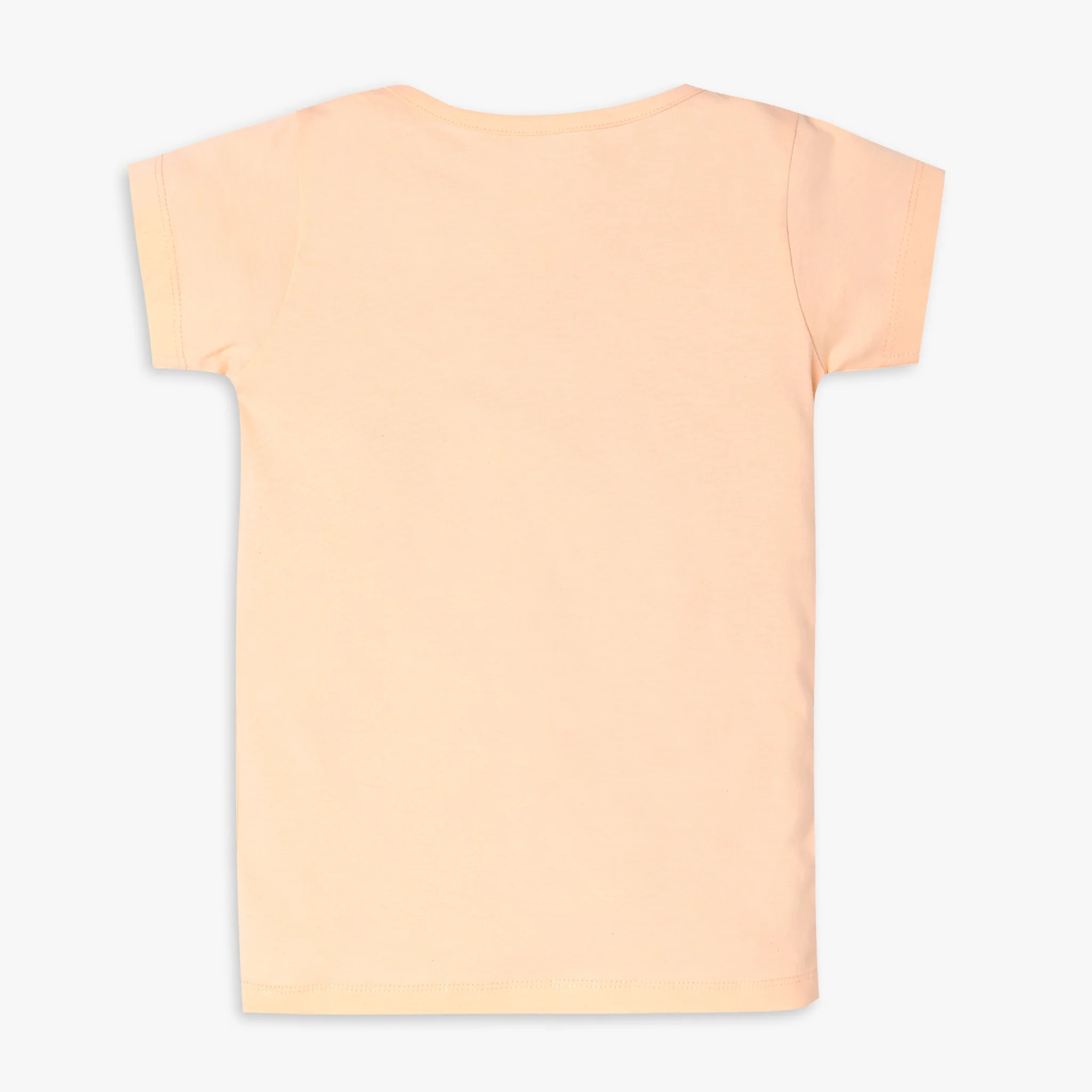 Girls Regular Fit Solid T-Shirt - Image 5