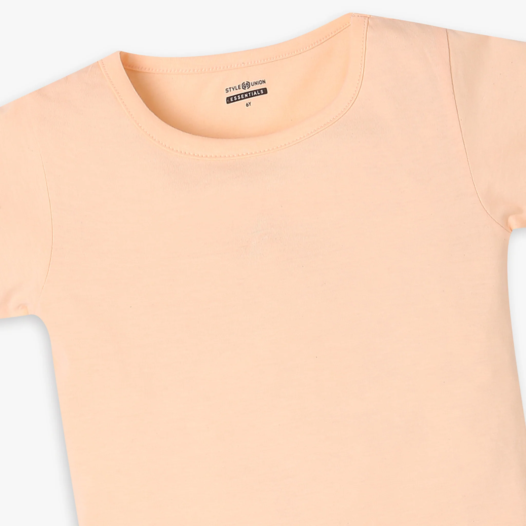 Girls Regular Fit Solid T-Shirt - Image 6