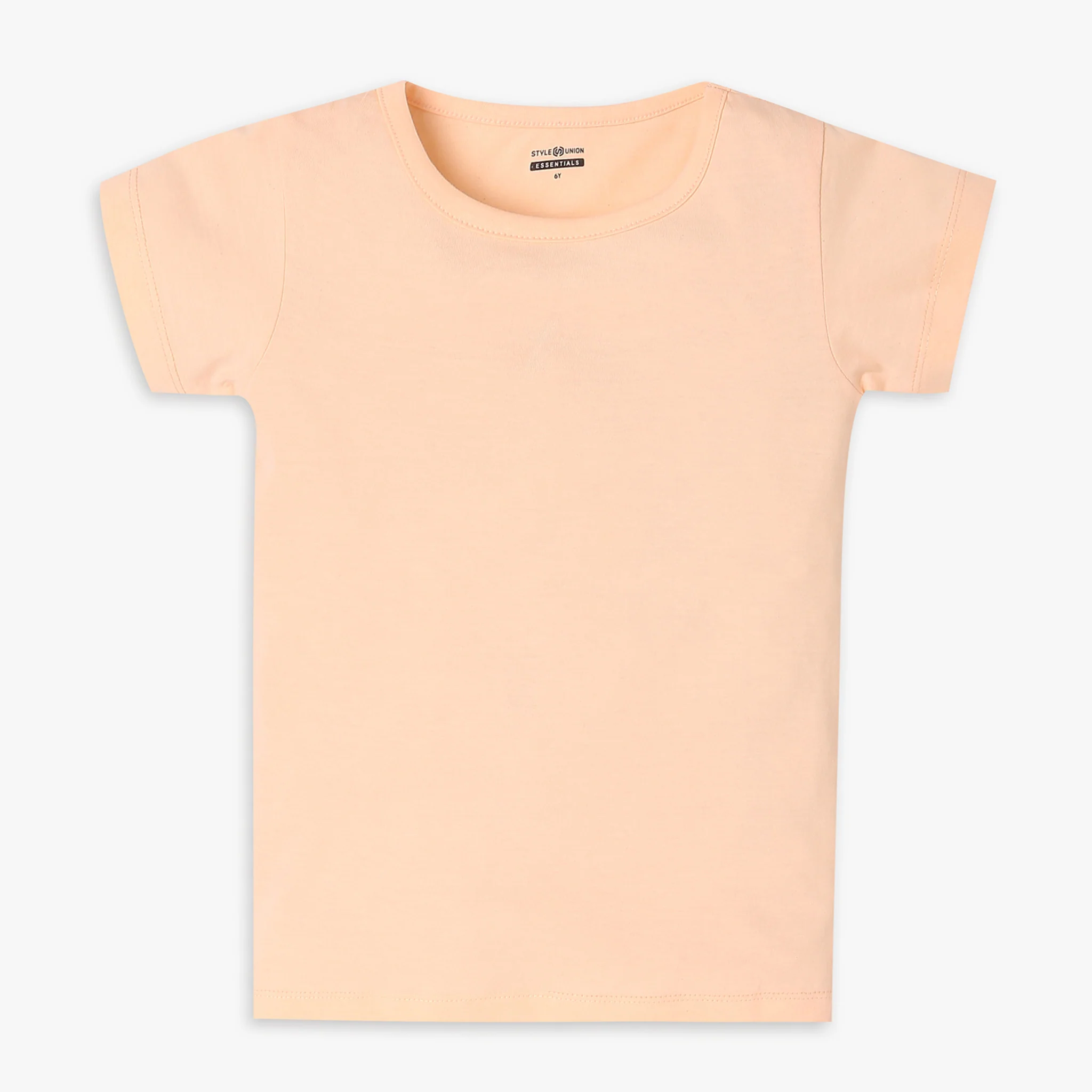 Girls Regular Fit Solid T-Shirt - Image 8