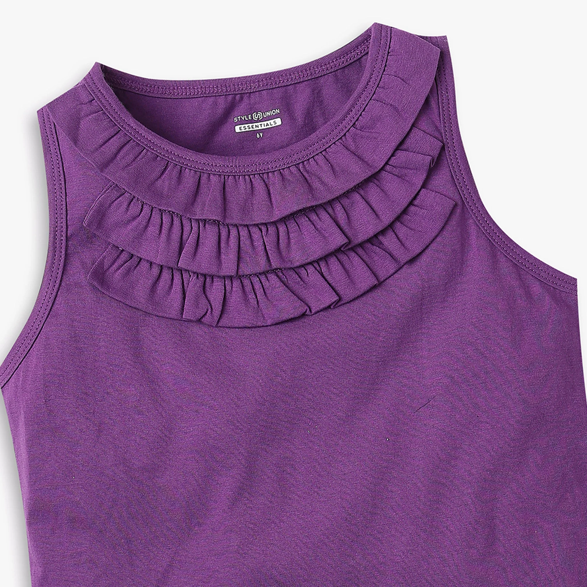 Girls Regular Fit Solid T-Shirt - Image 9