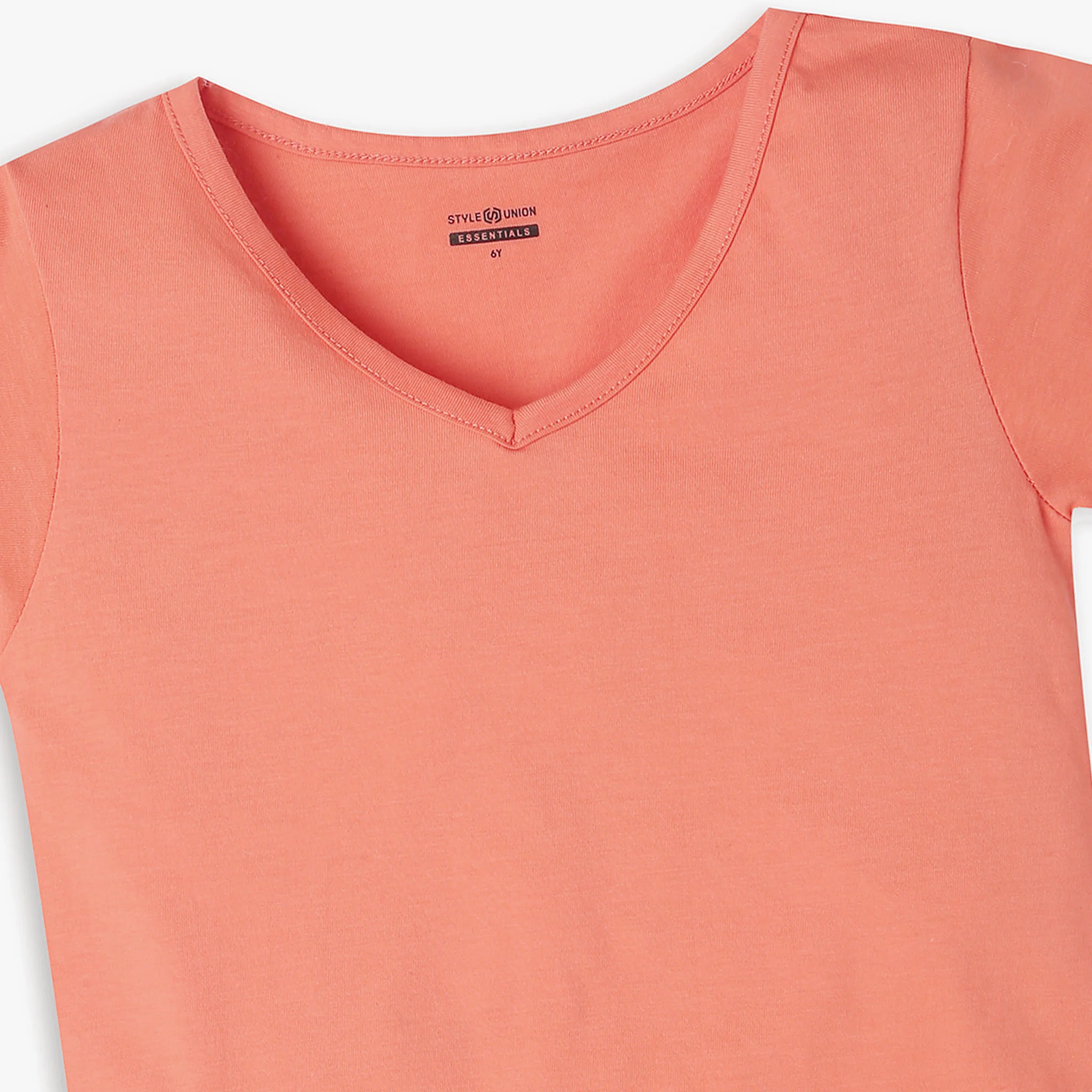 Girls Regular Fit Solid T-Shirt - Image 3