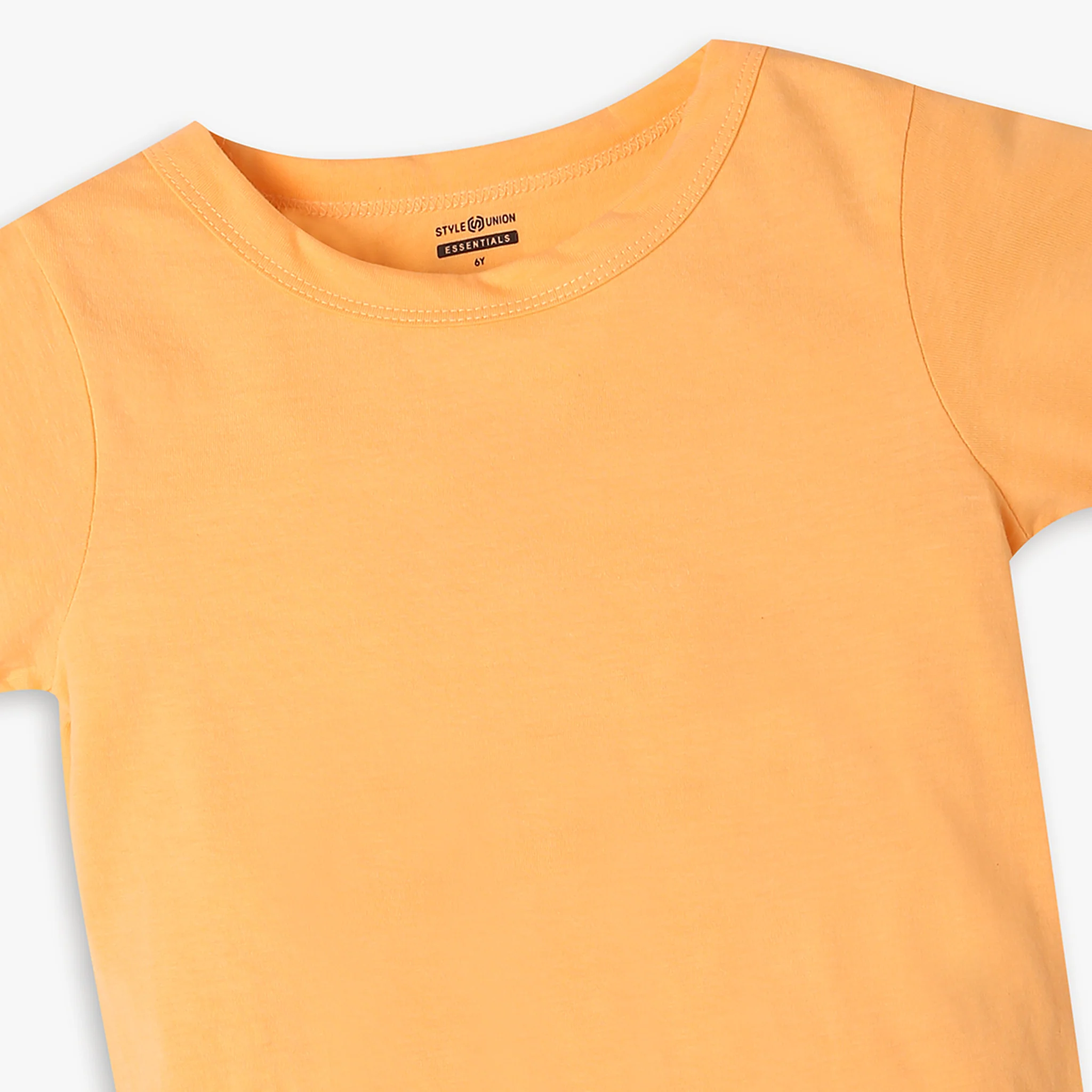 Girls Regular Fit Solid T-Shirt - Image 3