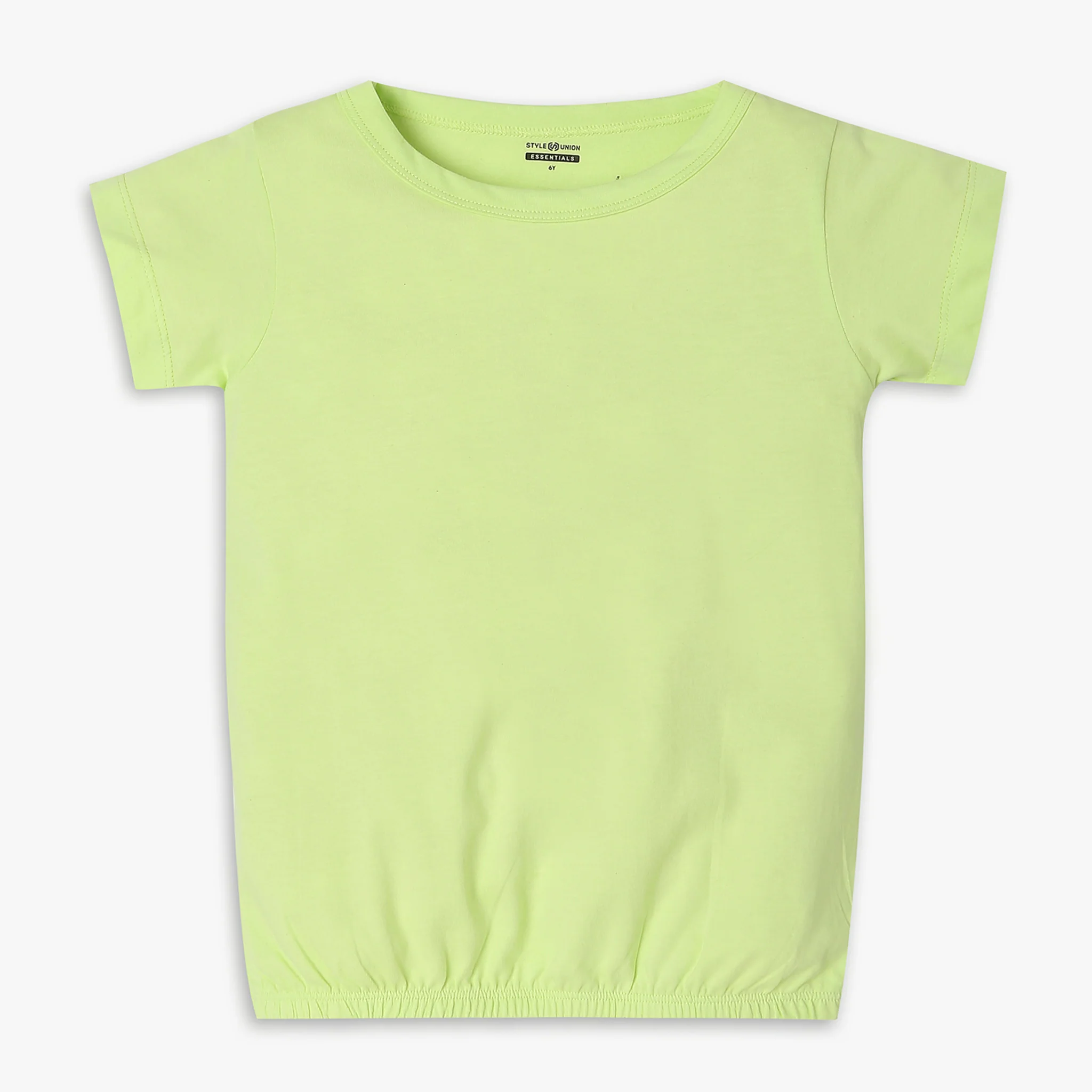 Girls Regular Fit Solid T-Shirt - Image 4