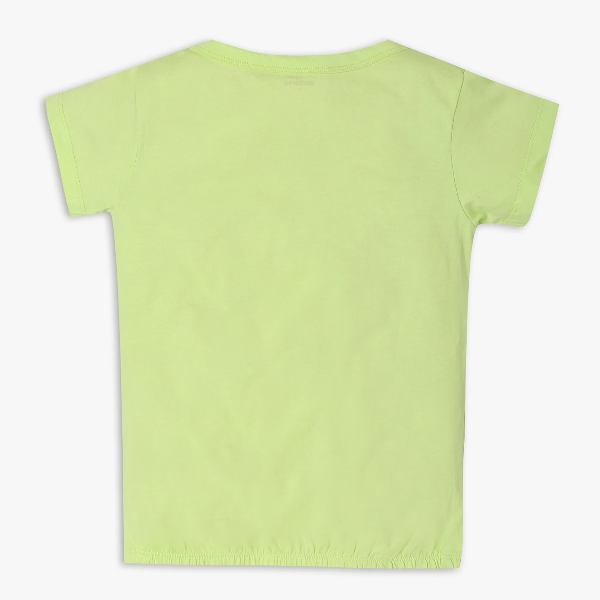 Girls Regular Fit Solid T-Shirt - Image 5