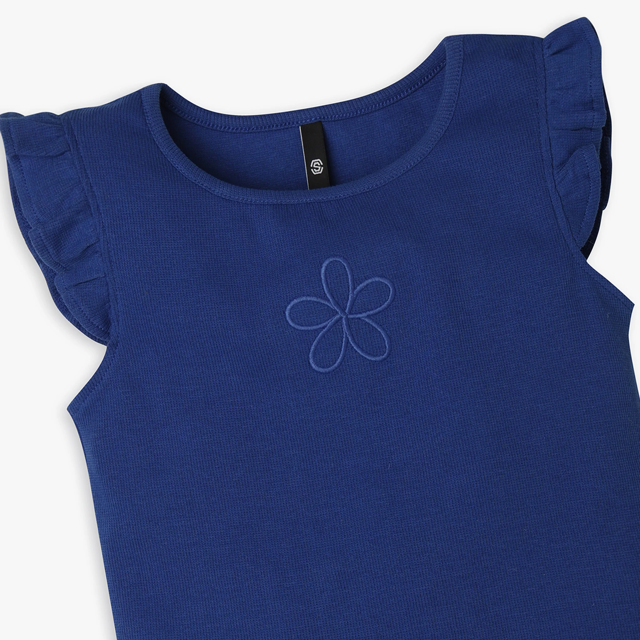 Girls Regular Fit Solid T-Shirt - Image 6