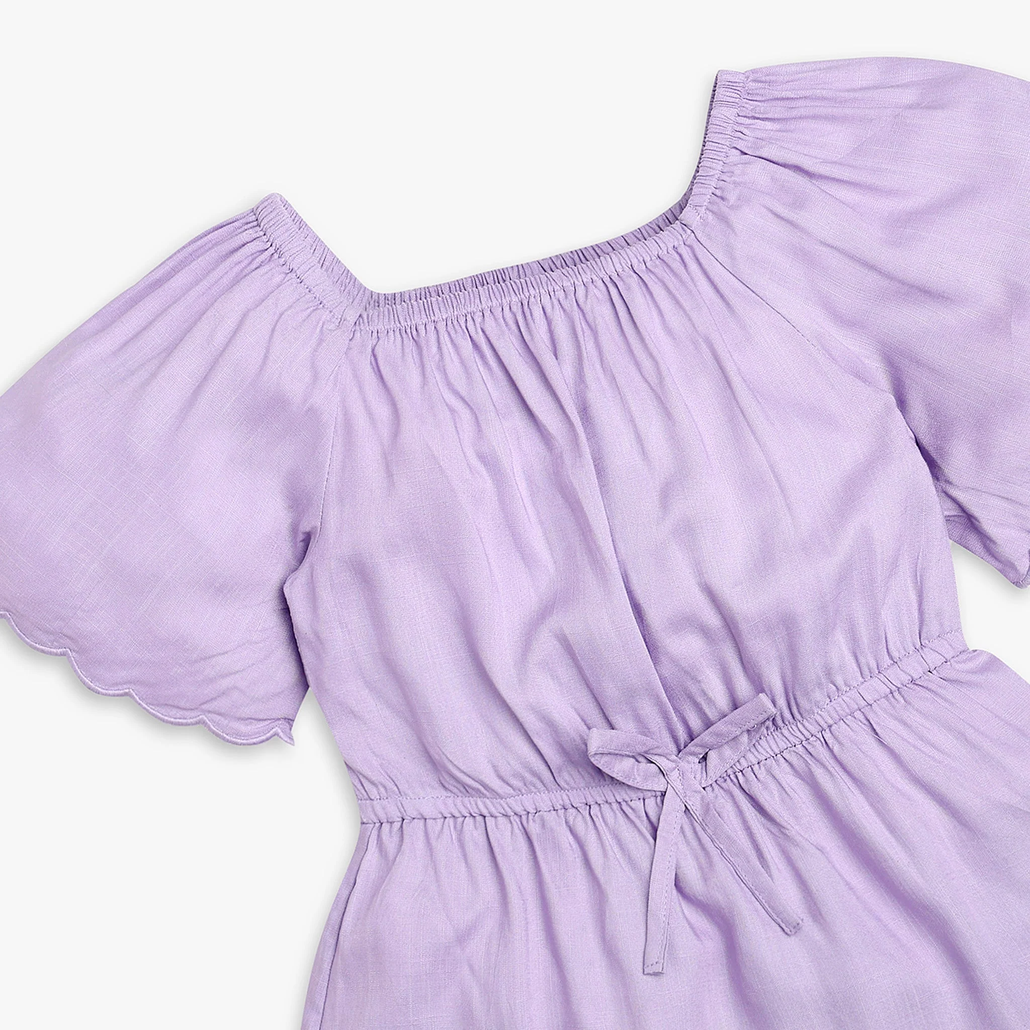 Girls Regular Fit Solid Top - Image 3