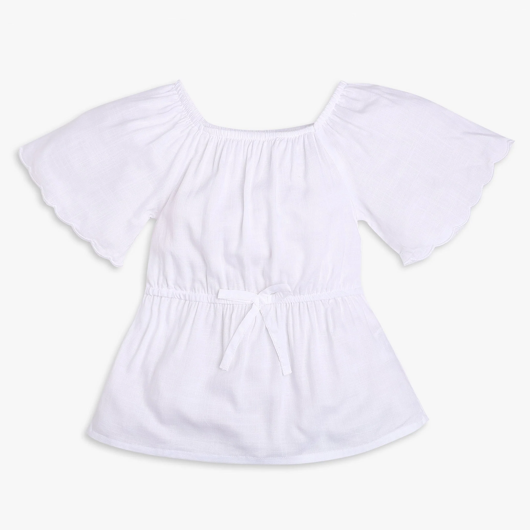 Girls Regular Fit Solid Top - Image 4
