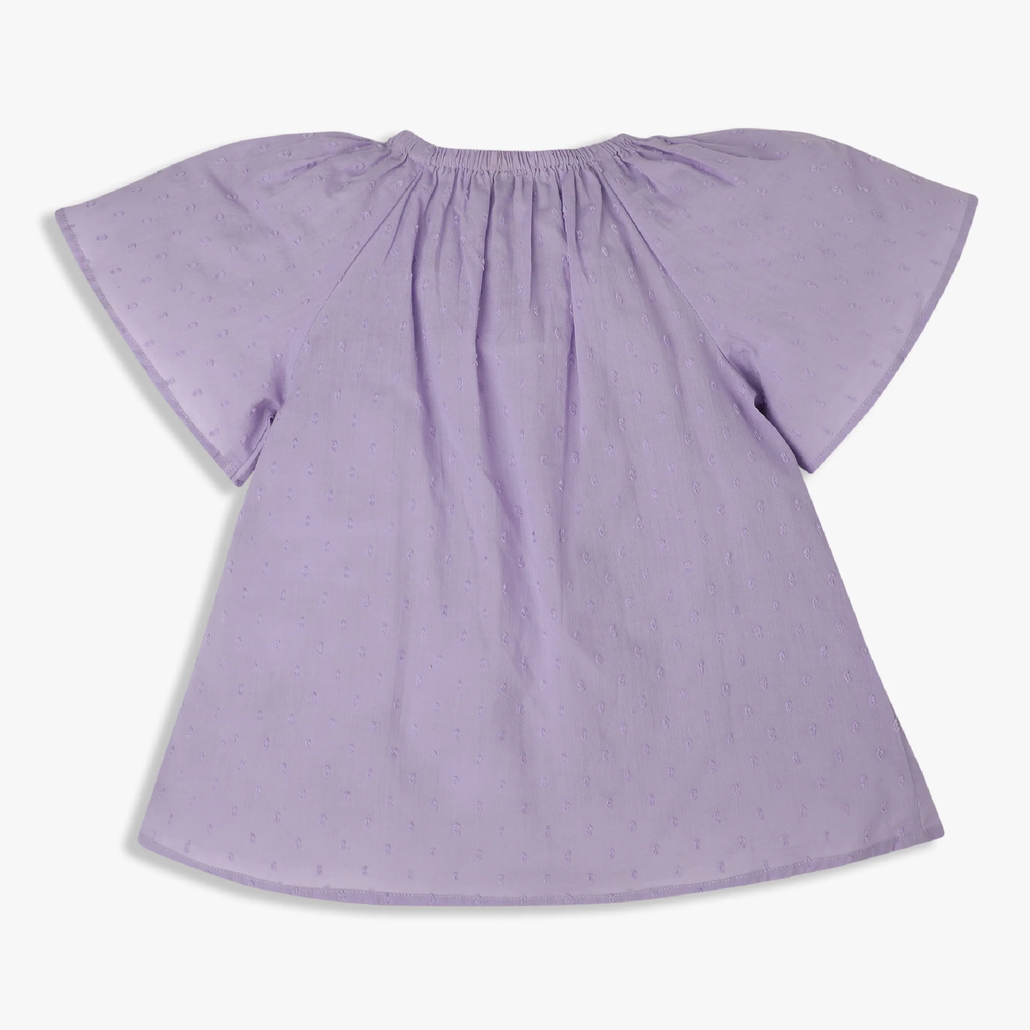 Girls Round Neck Woven Top - Image 2