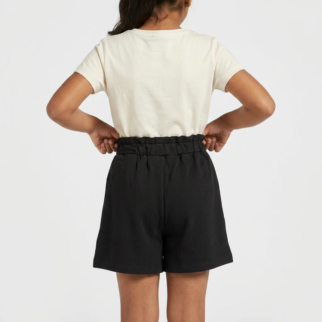 Girls Solid Playtime Shorts - Image 3