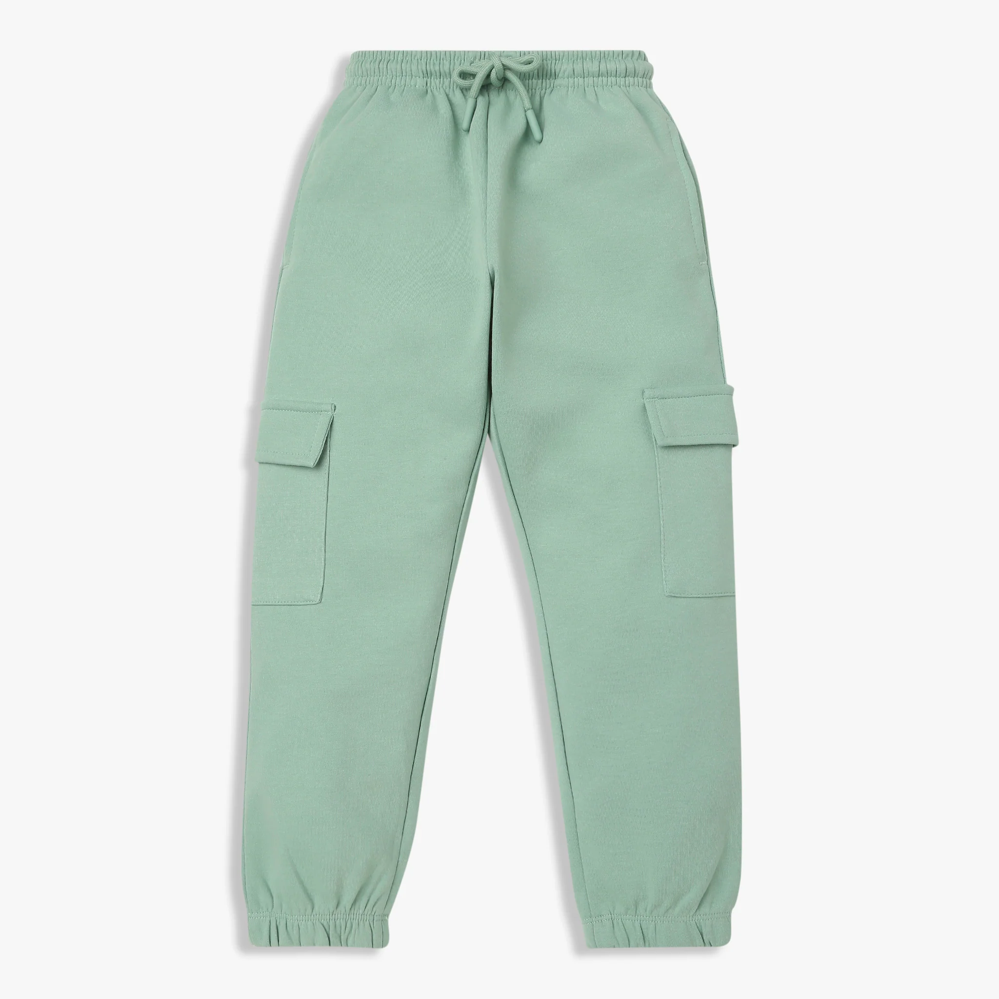 Girls Solid Pop Joggers