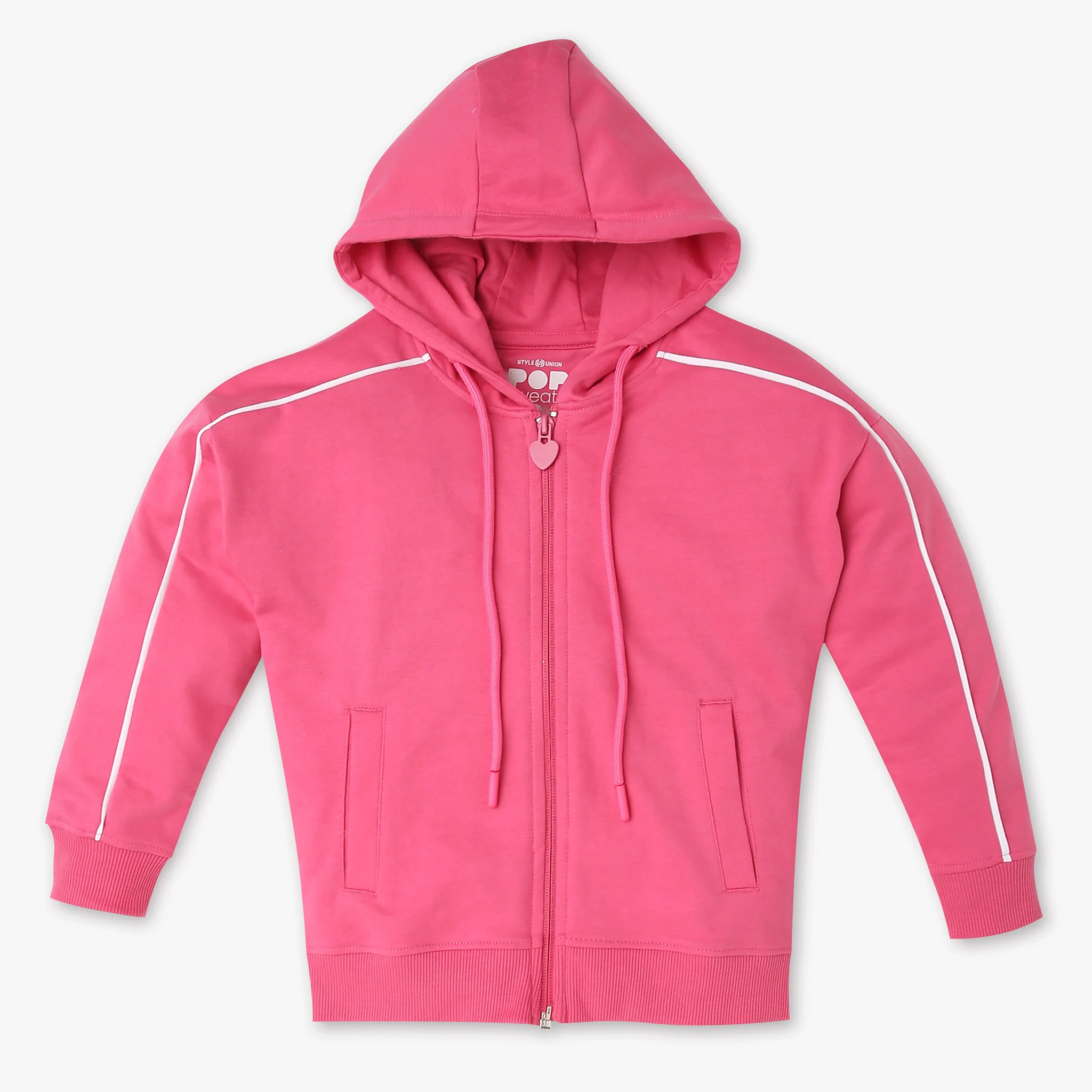 Girls Solid Sweat Tee