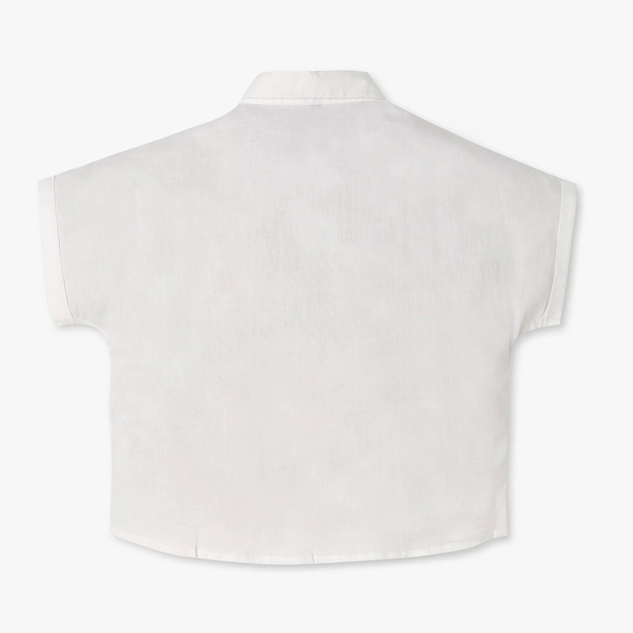 Girls Woven Cotton Top - Image 2