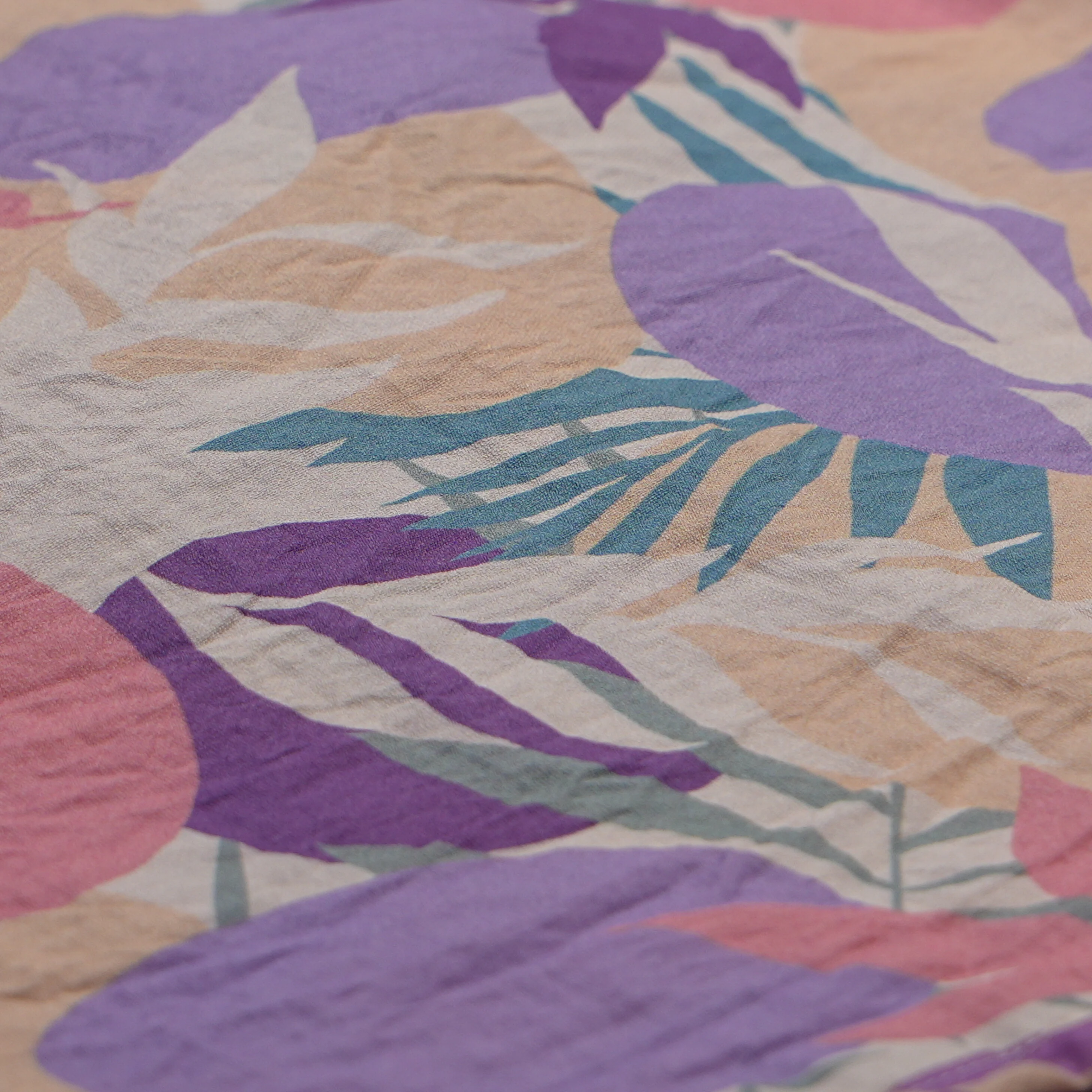Girls Tropical Print Bow Detail Top - Image 4