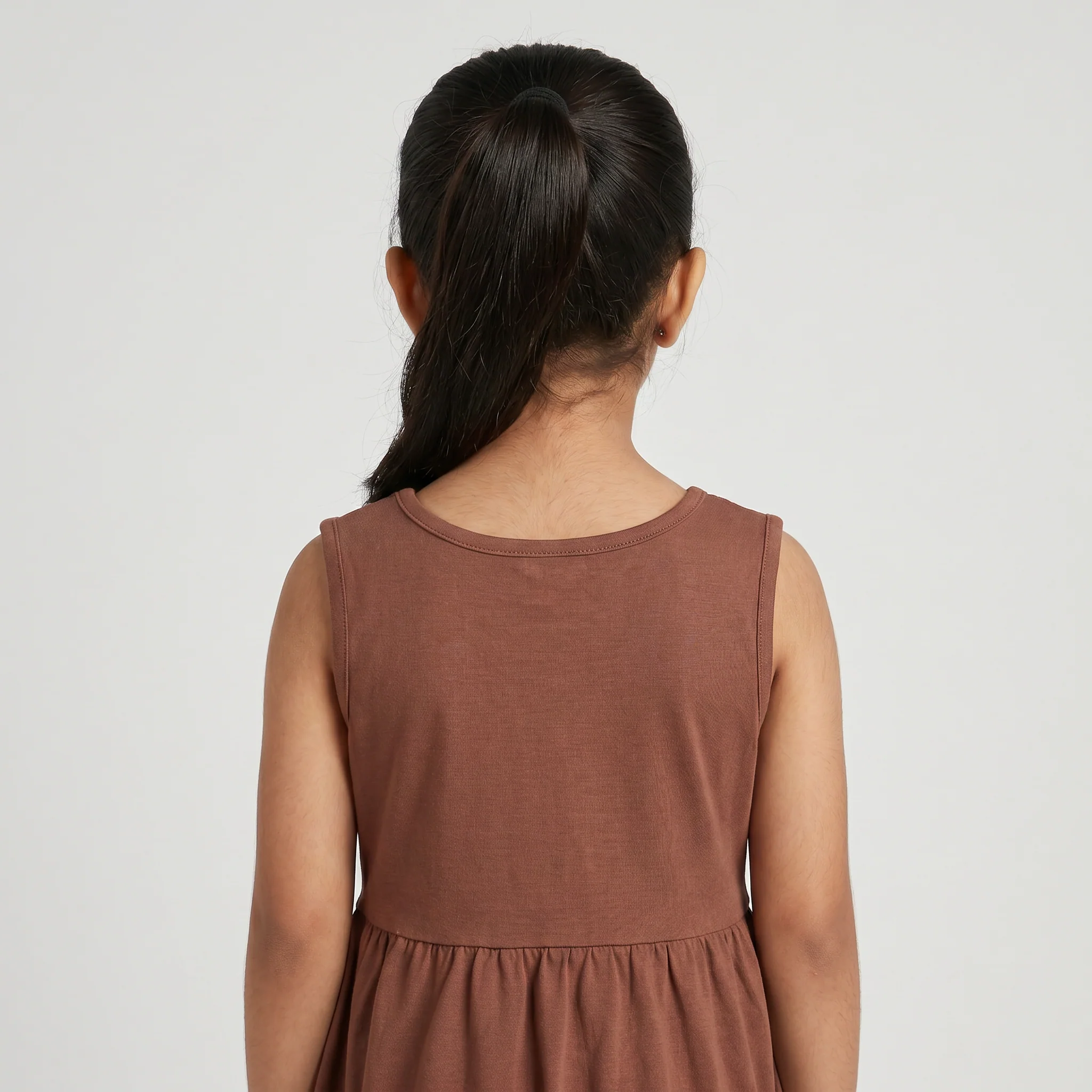 Girls Cotton Printed Dress - Image 3