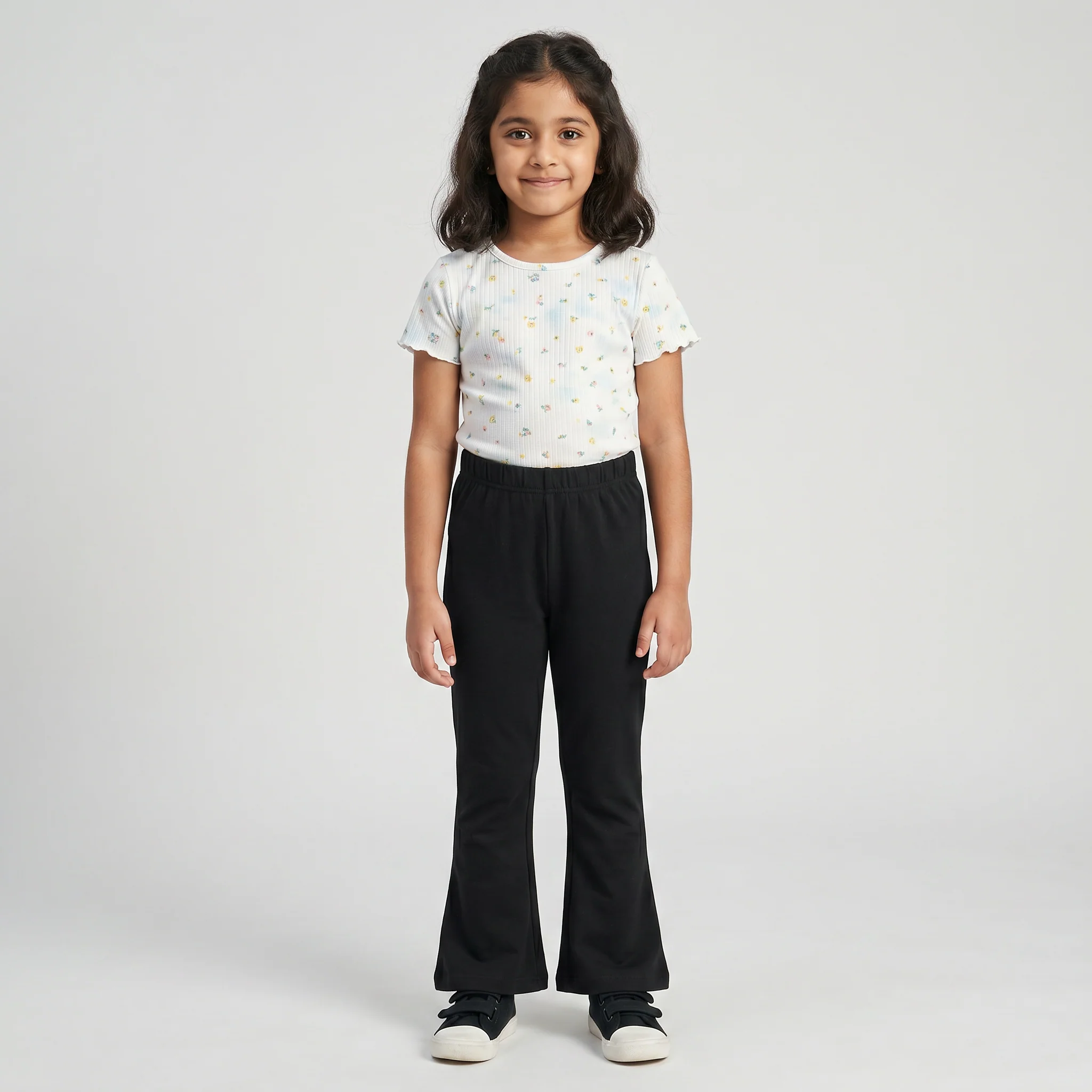 Girls Skinny Fit Flare Leggings