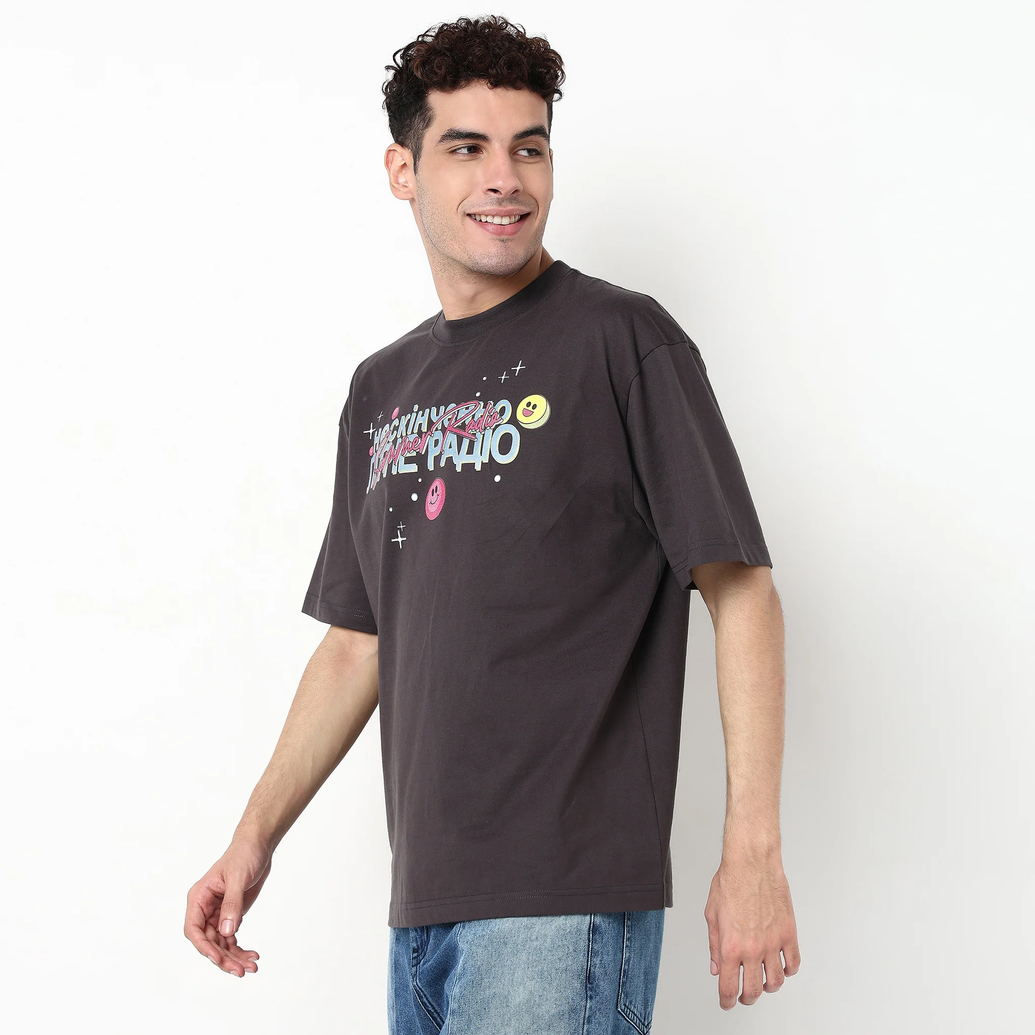 Graphic Oversize Karaoke T-Shirt - Image 5