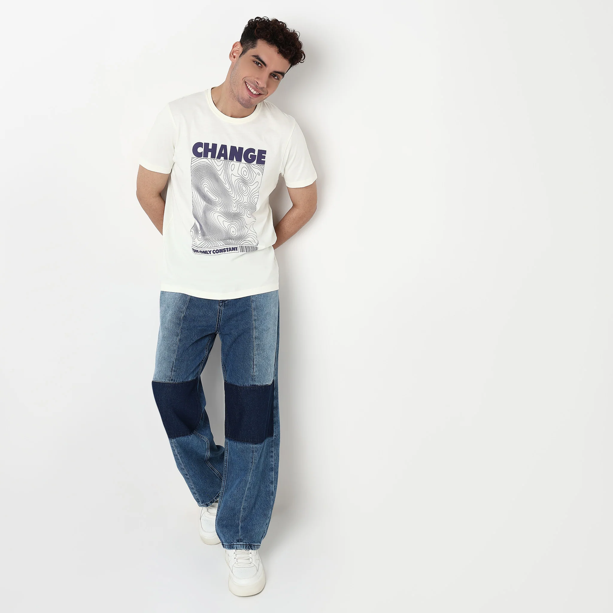 Crew Neck Cotton Graphitee