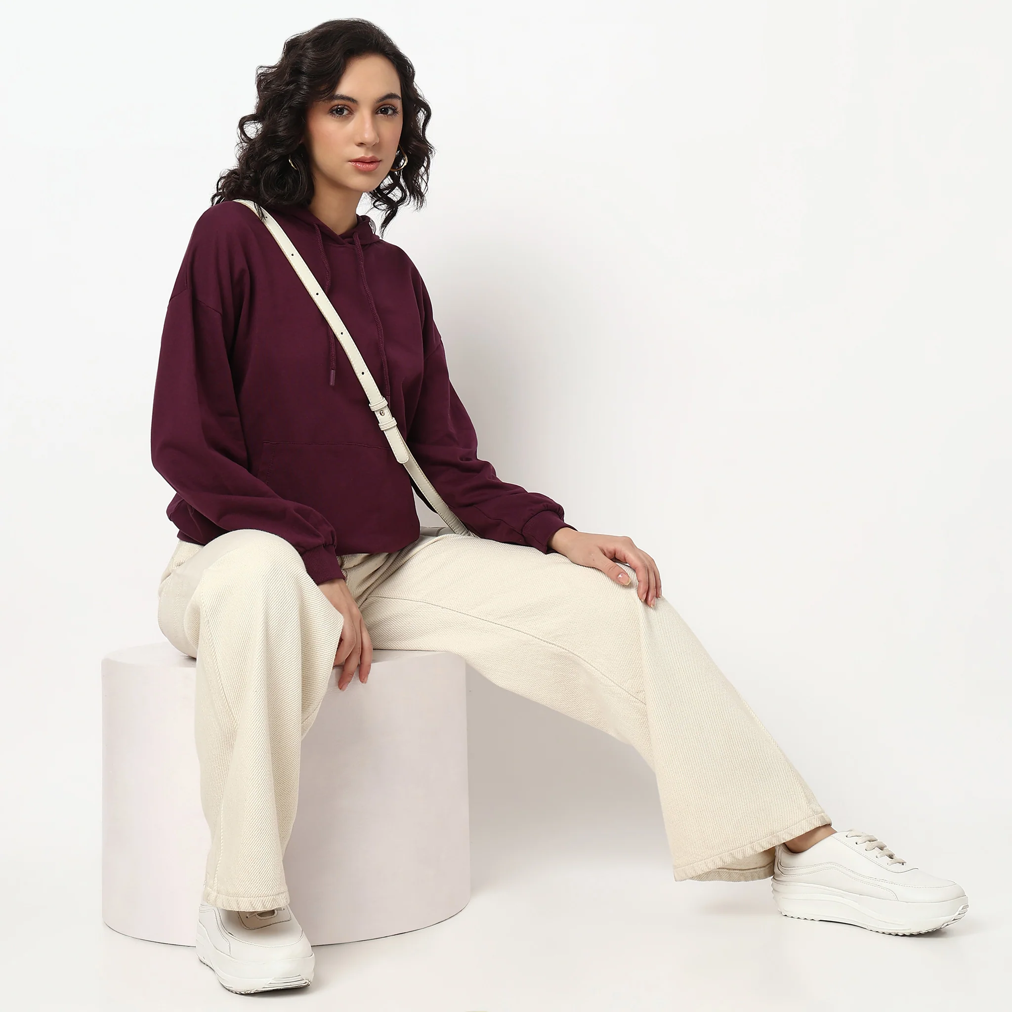 Graphic Cotton Hoodie Sweat Tee