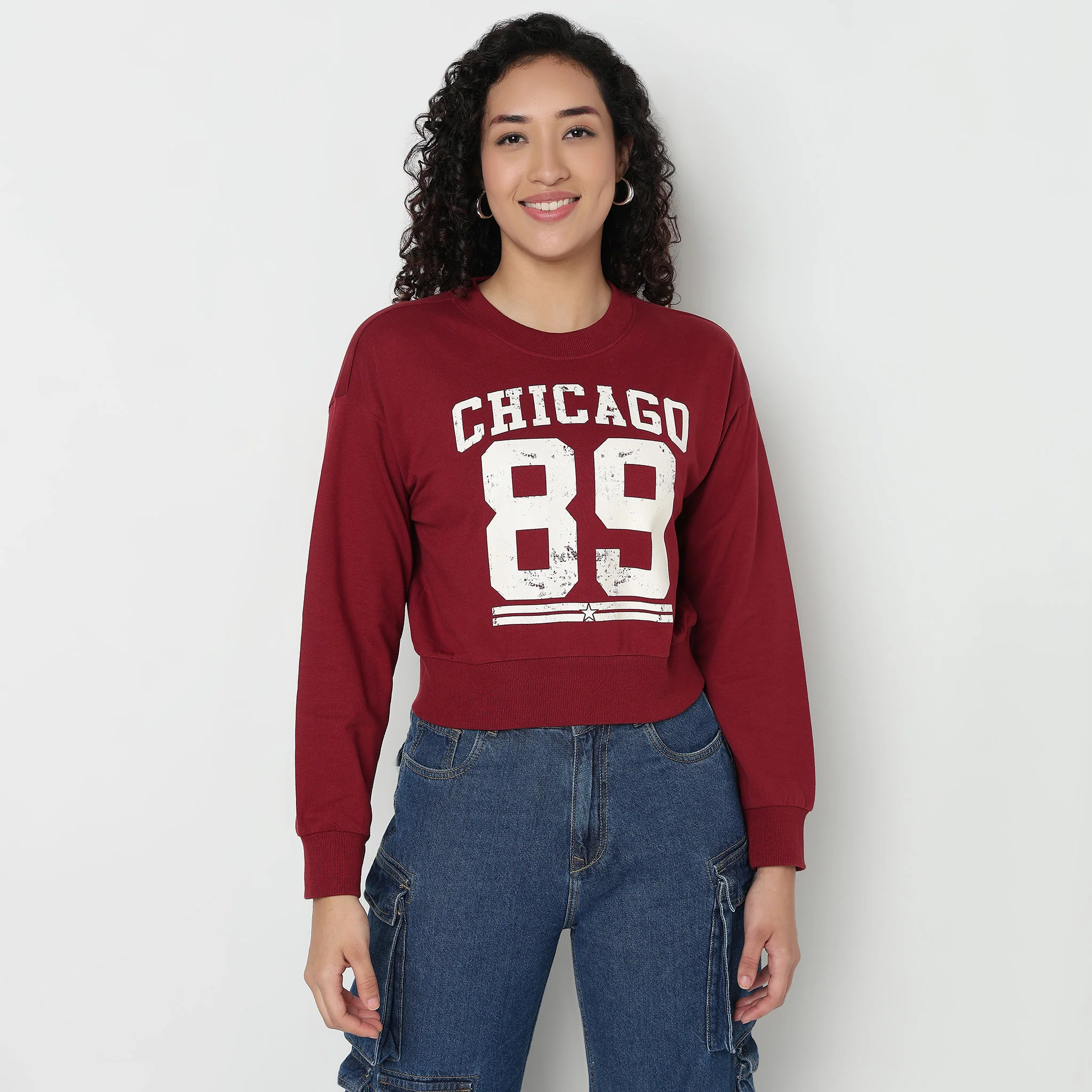 Graphic Cotton Sweat Tee - Image 2