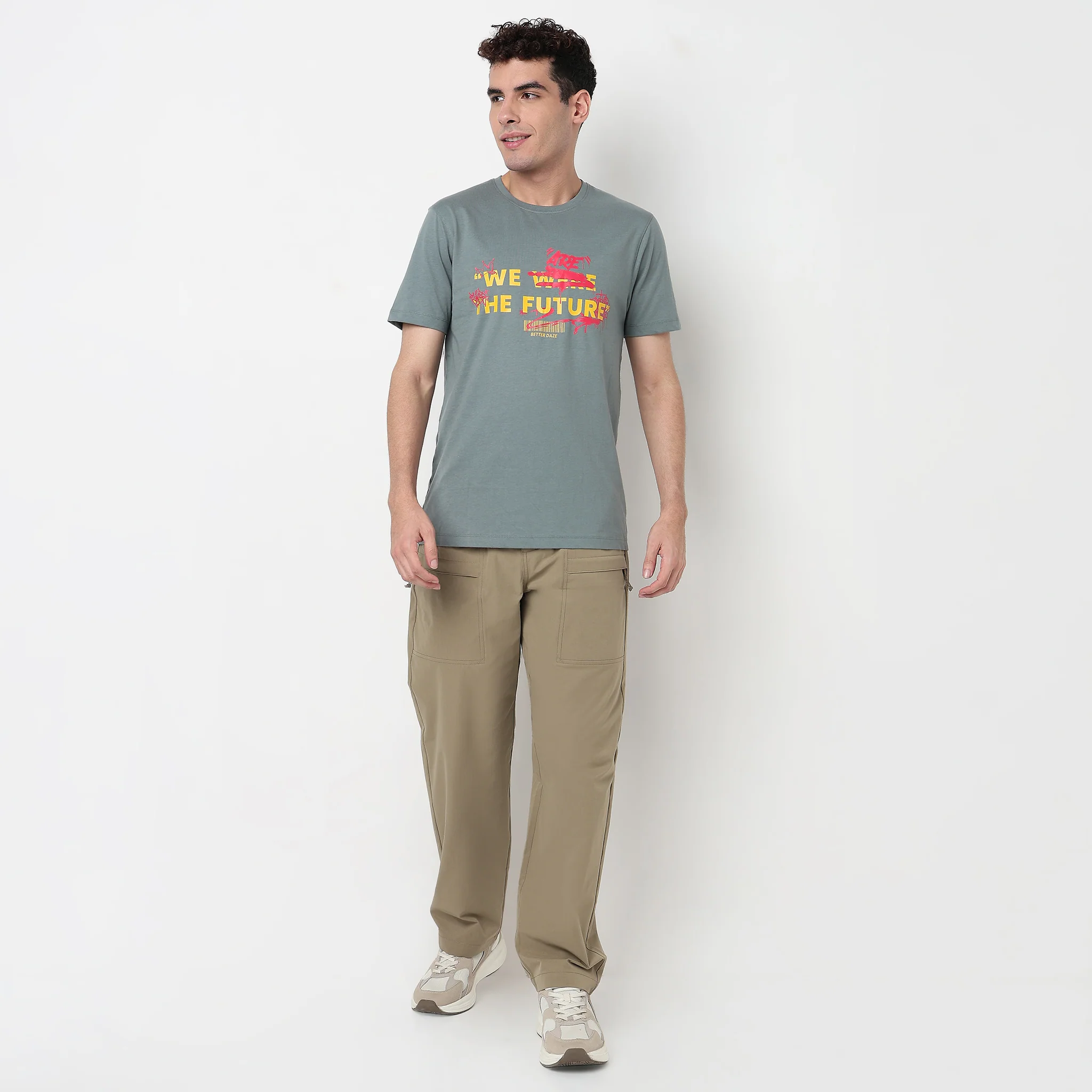 Cotton Crew Neck Graphitee - Image 2