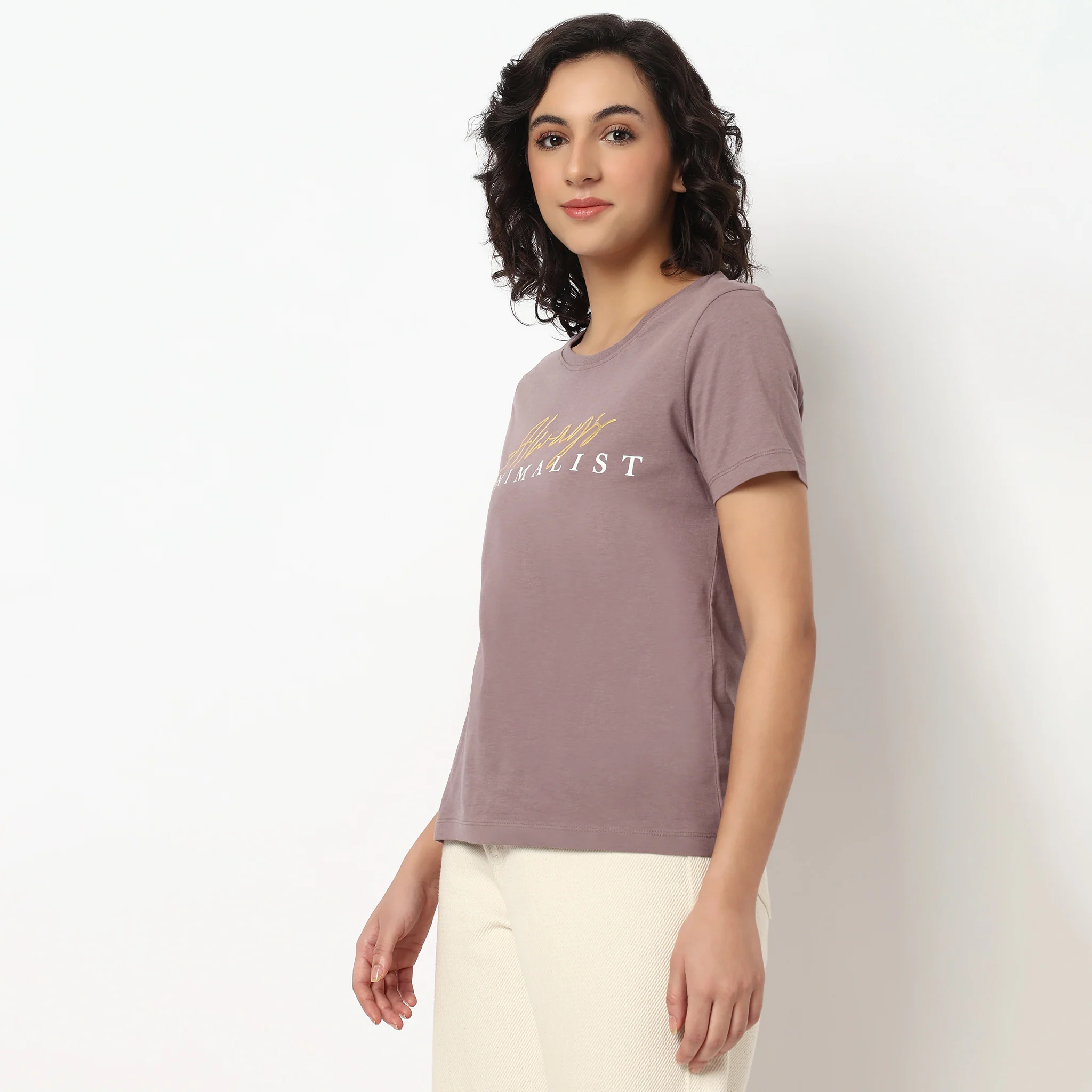 Graphic Cotton Crew Neck T-Shirt - Image 5