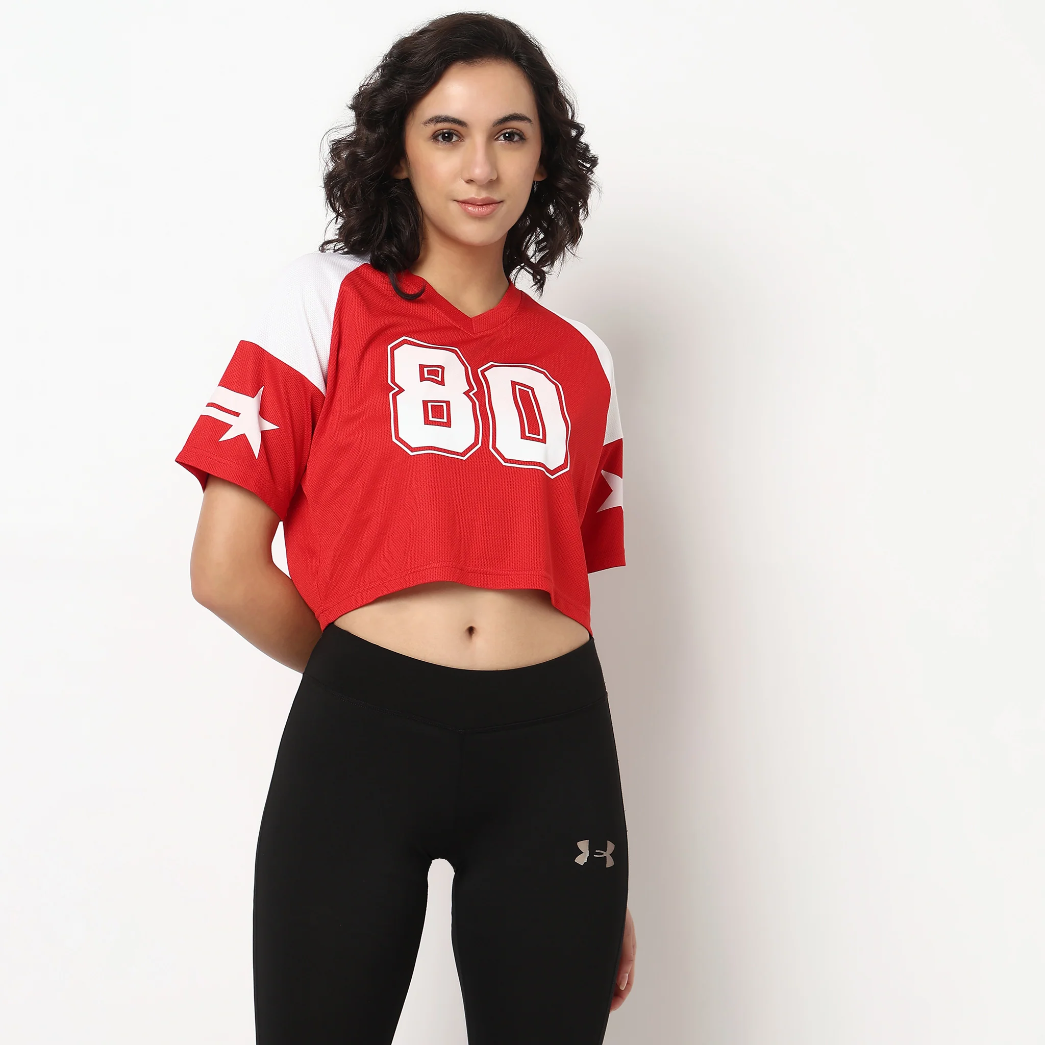 Air Dry Graphic Boxy Cropped T-Shirt - Image 7