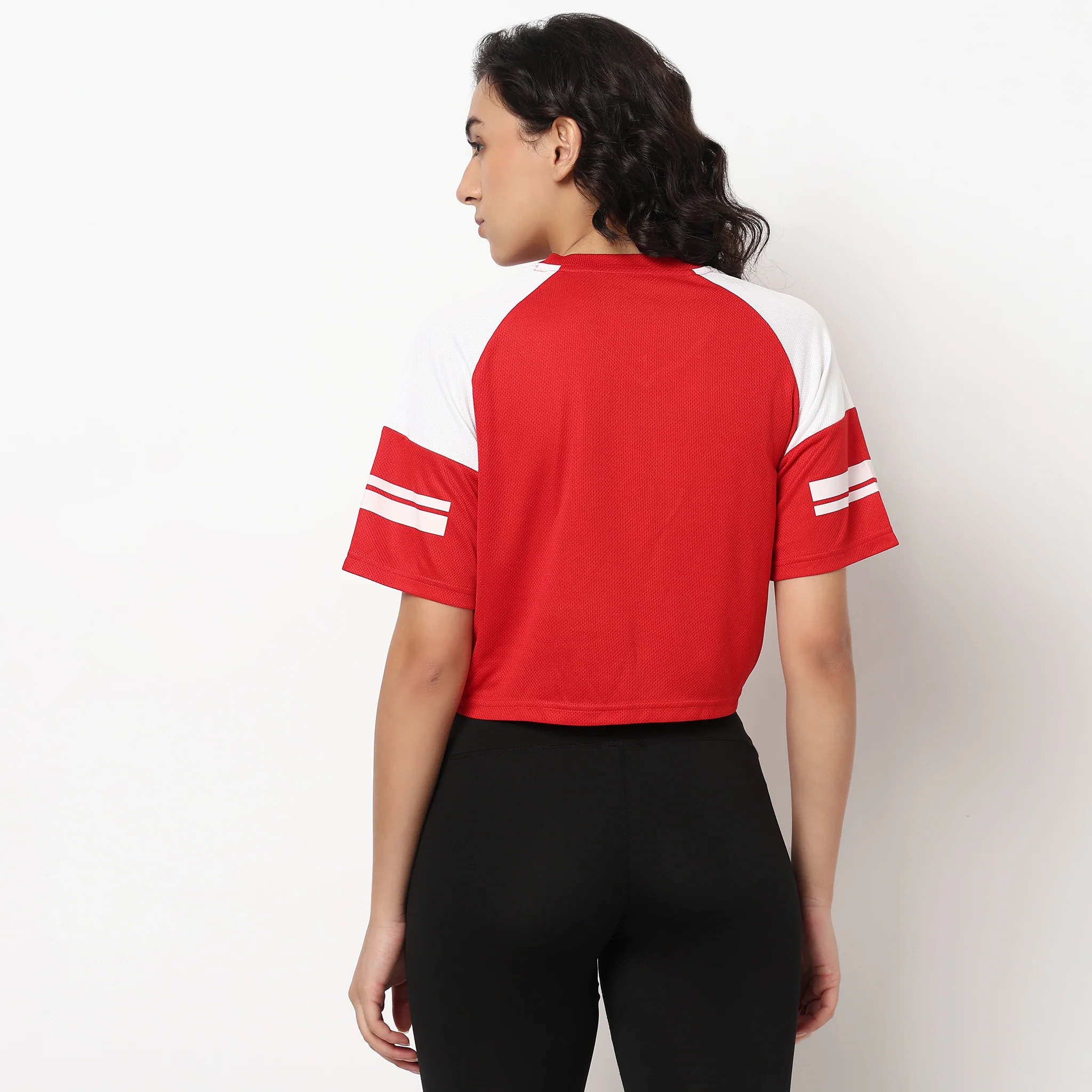 Air Dry Graphic Boxy Cropped T-Shirt - Image 8