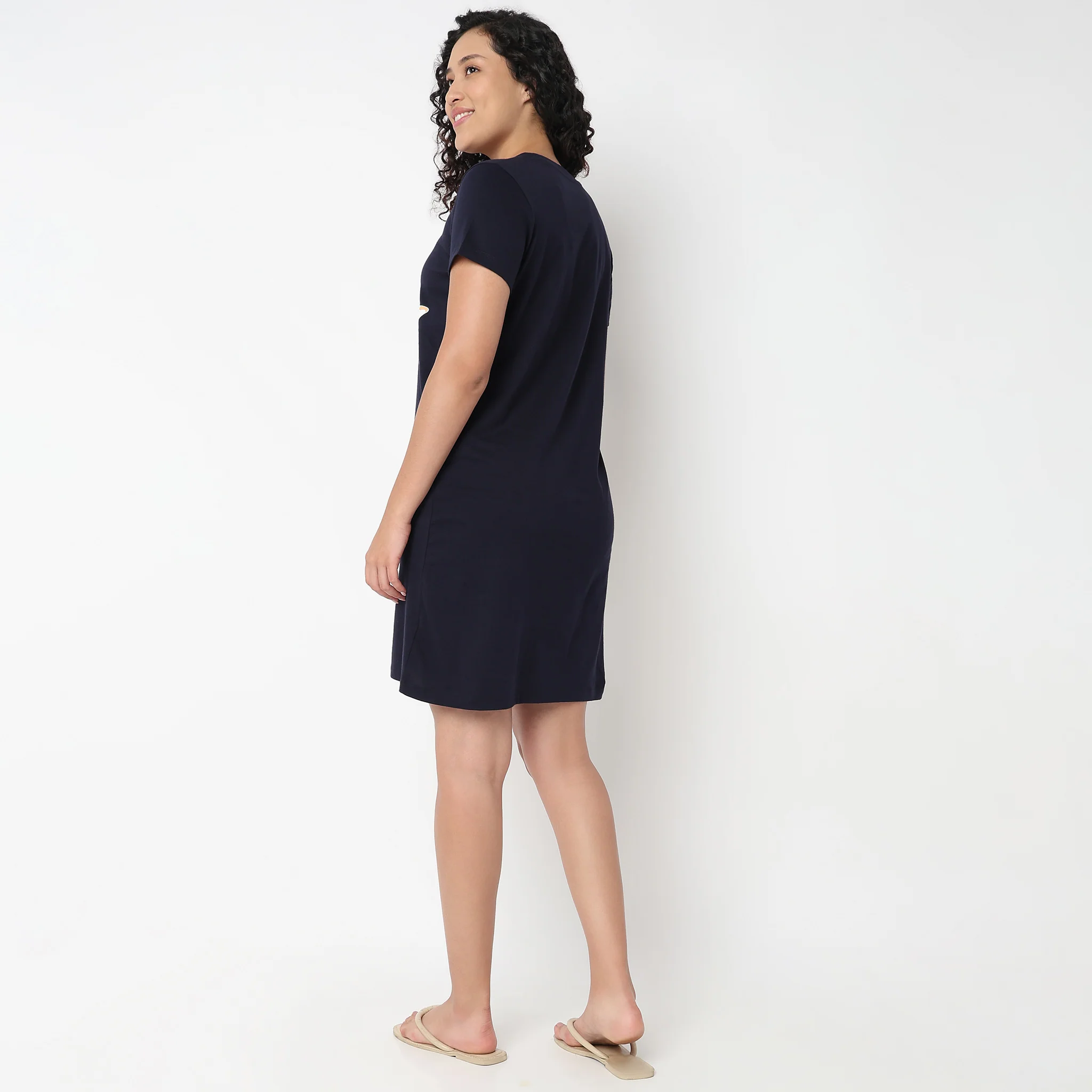 Graphic Short Gown - Image 3